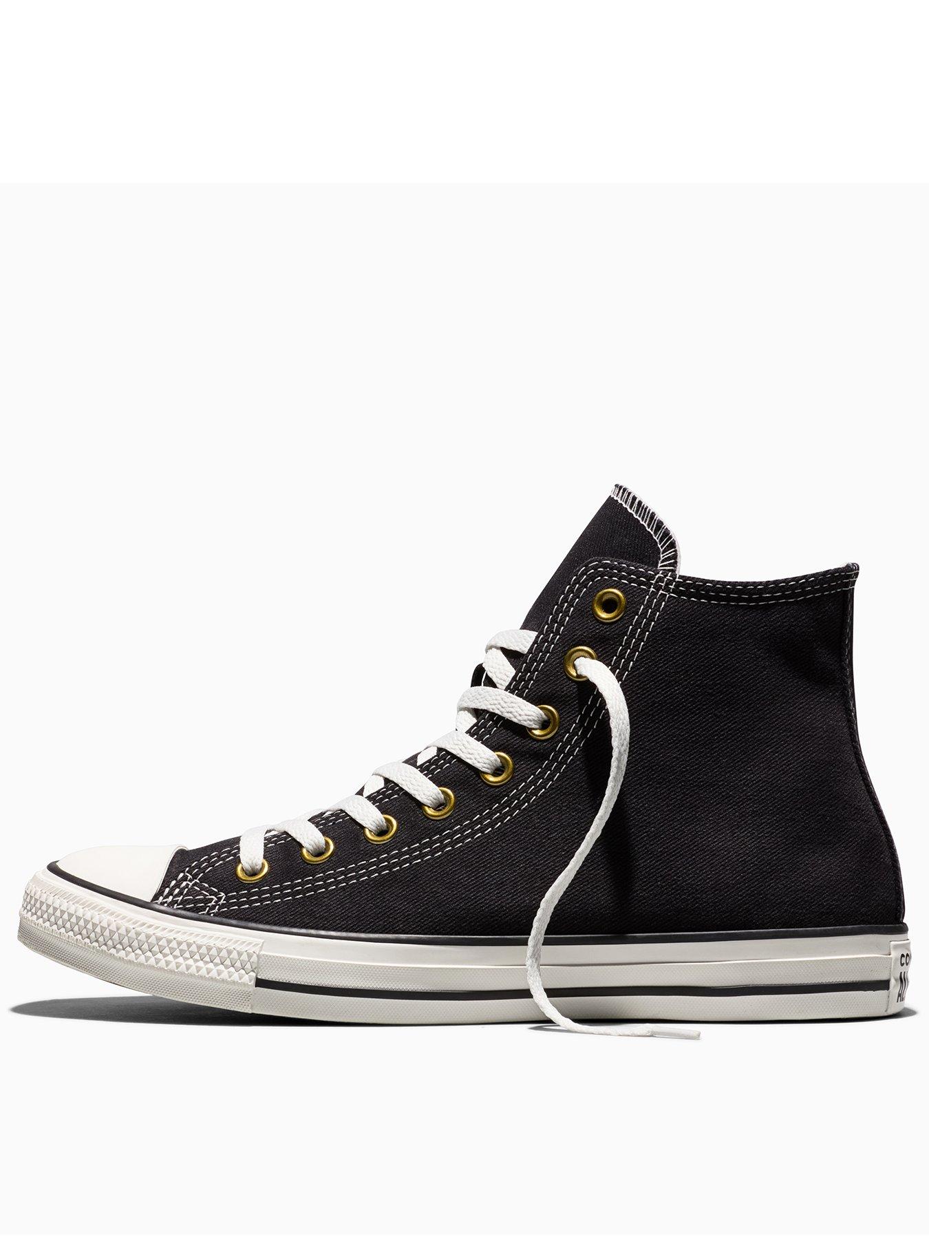 Image 3 of 5 of Converse Mens Chuck Taylor All Star Hi Workwear Twill High-Top Trainers - Black