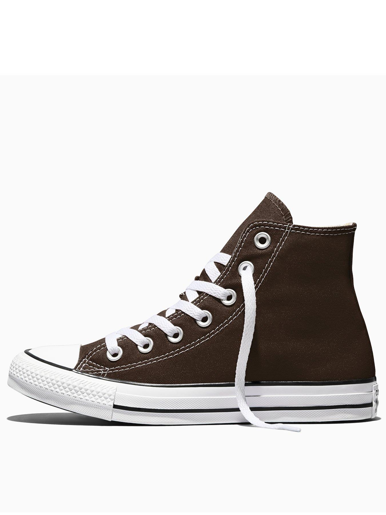 Image 3 of 5 of Converse Unisex Chuck Taylor All Star Hi Canvas High-Top Trainers - Brown
