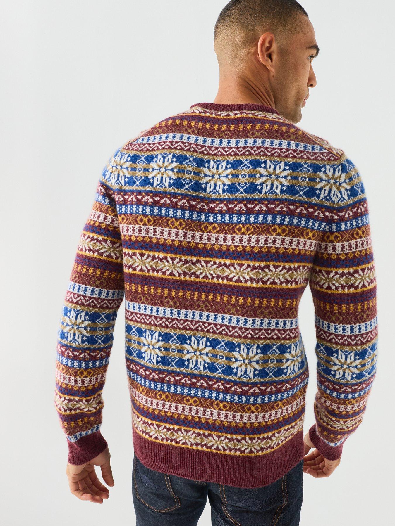 Image 2 of 6 of GANT Fairisle Crew Neck Knitted Jumper - Multi