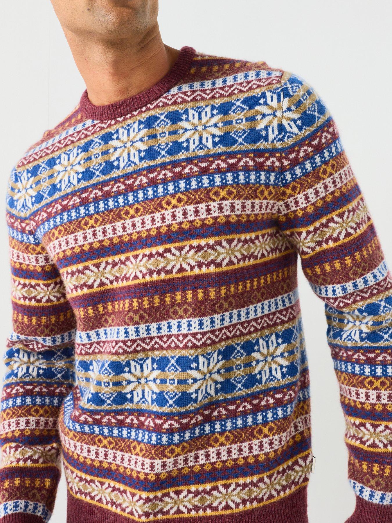 Image 4 of 6 of GANT Fairisle Crew Neck Knitted Jumper - Multi