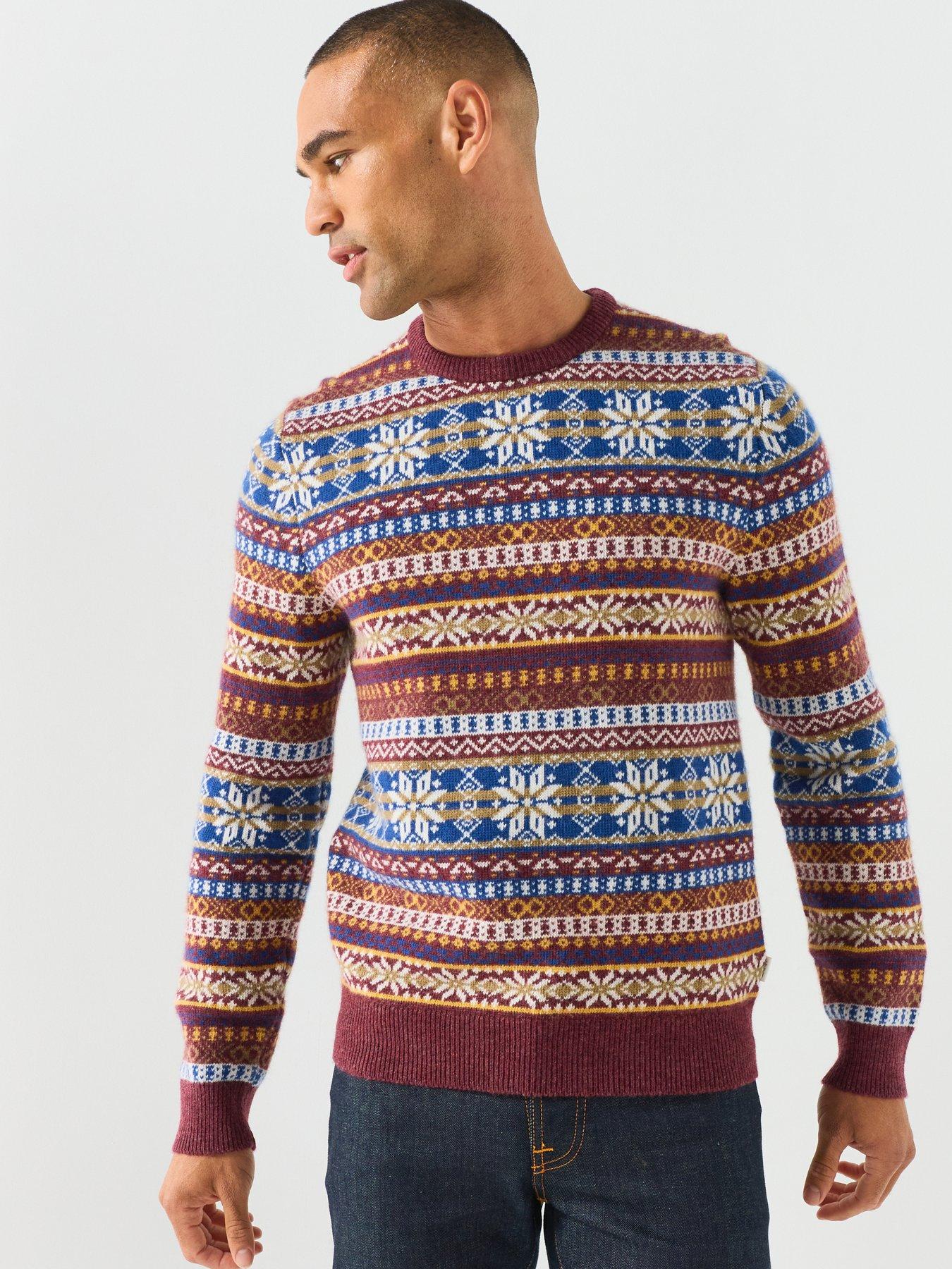 Image 6 of 6 of GANT Fairisle Crew Neck Knitted Jumper - Multi