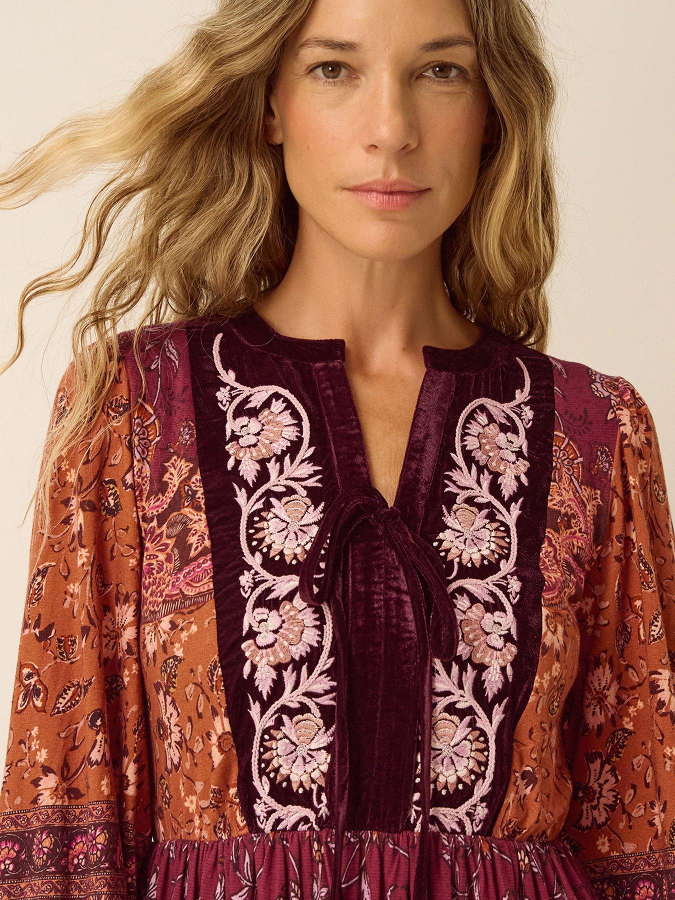 Image 2 of 5 of Monsoon Hunter Print Jersey Dress