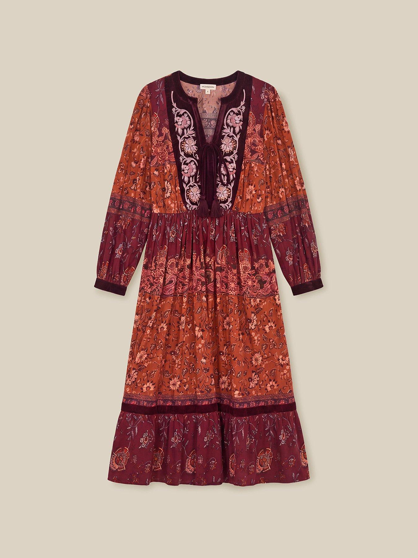 Image 5 of 5 of Monsoon Hunter Print Jersey Dress