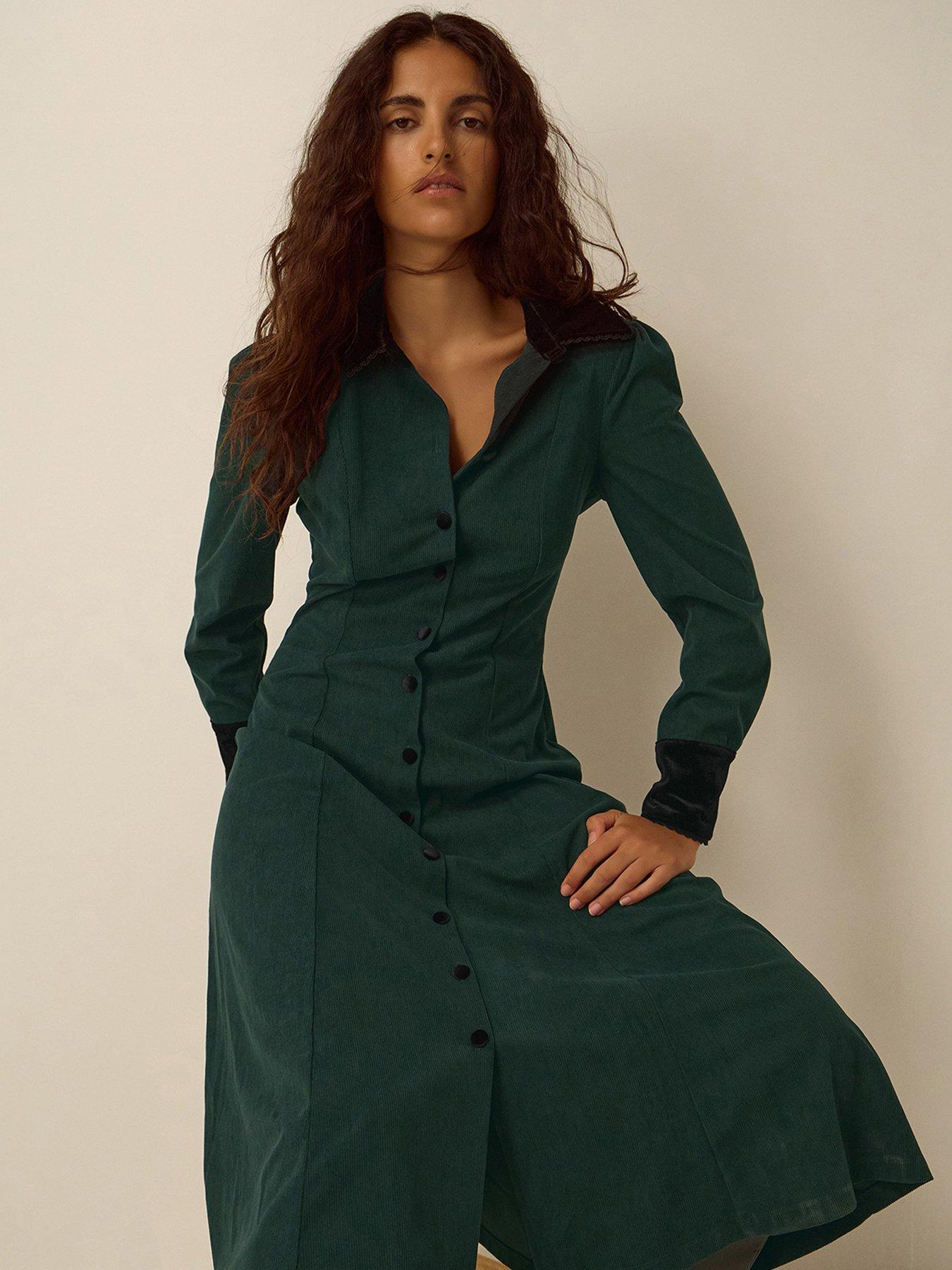 Image 5 of 5 of Monsoon Saba Stretch Cord Dress