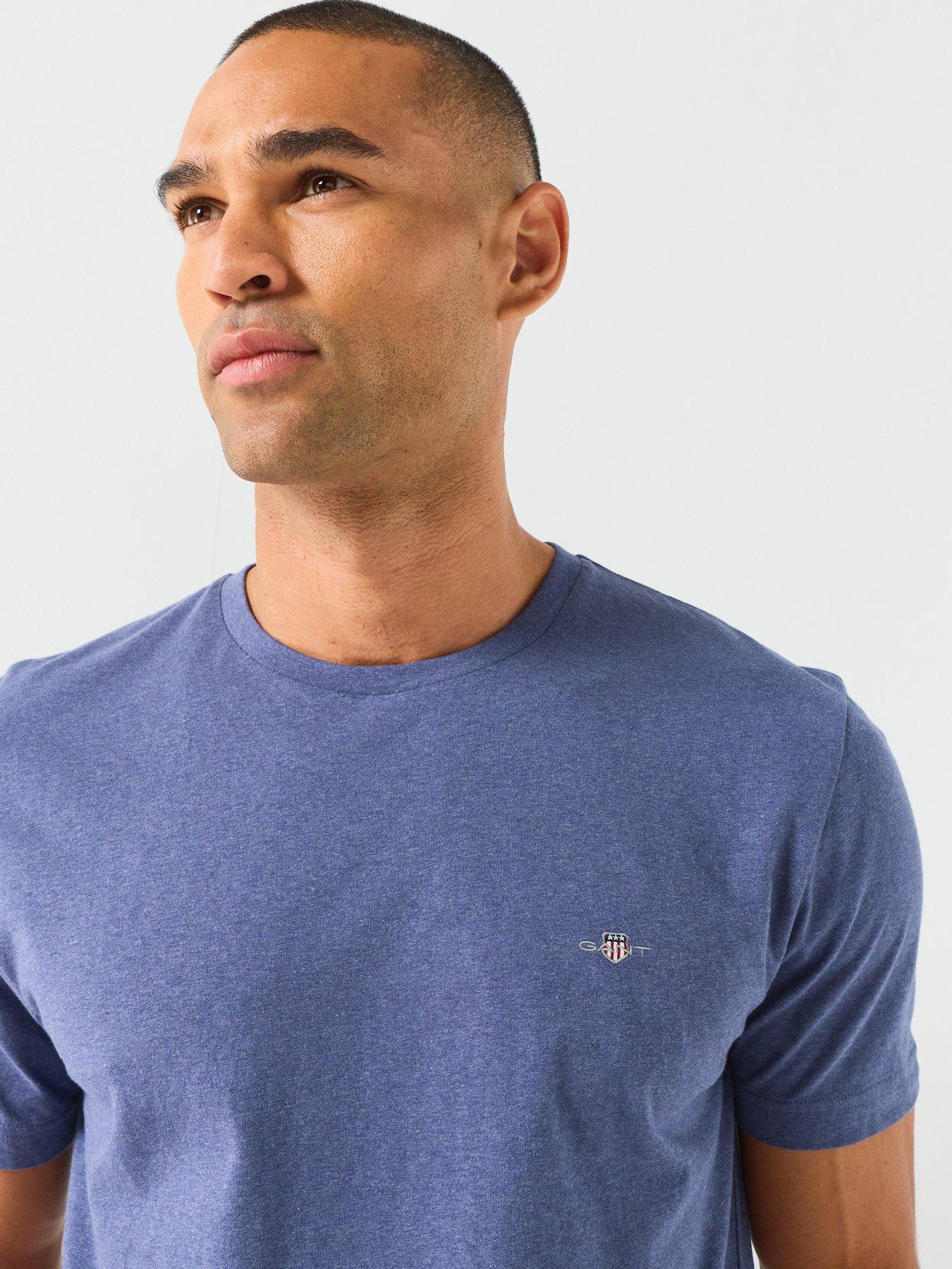Image 5 of 5 of GANT Regular Fit Shield Shortsleeve T-Shirt - Blue