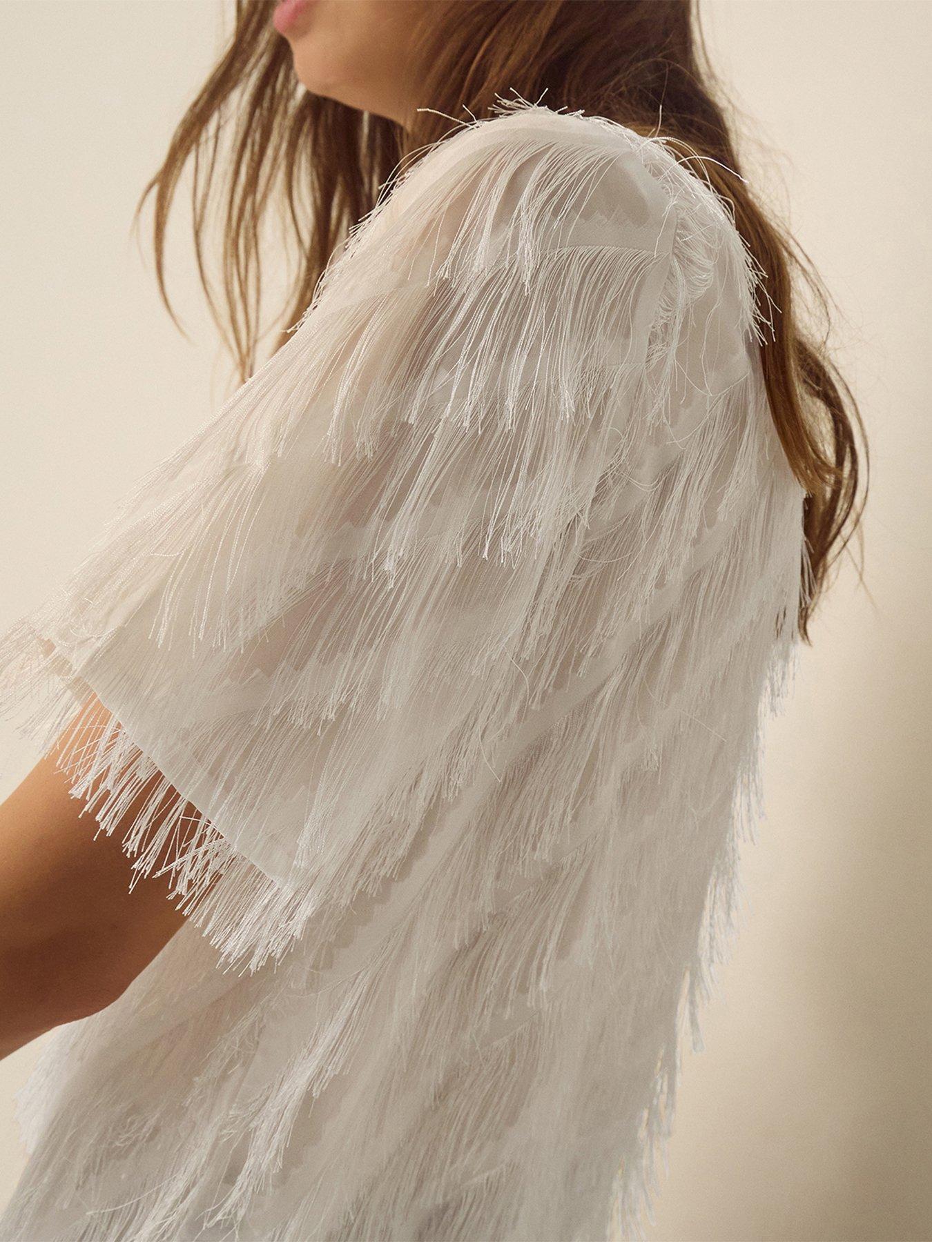 Image 2 of 4 of Monsoon Fadia Fringe Tshirt