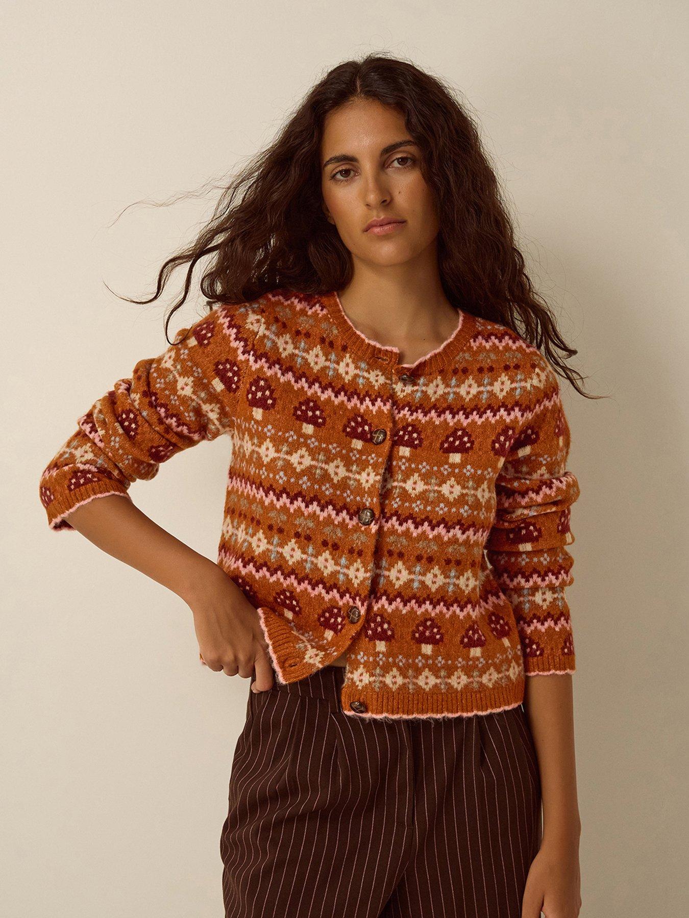 Monsoon Mia Mushroom Cardi