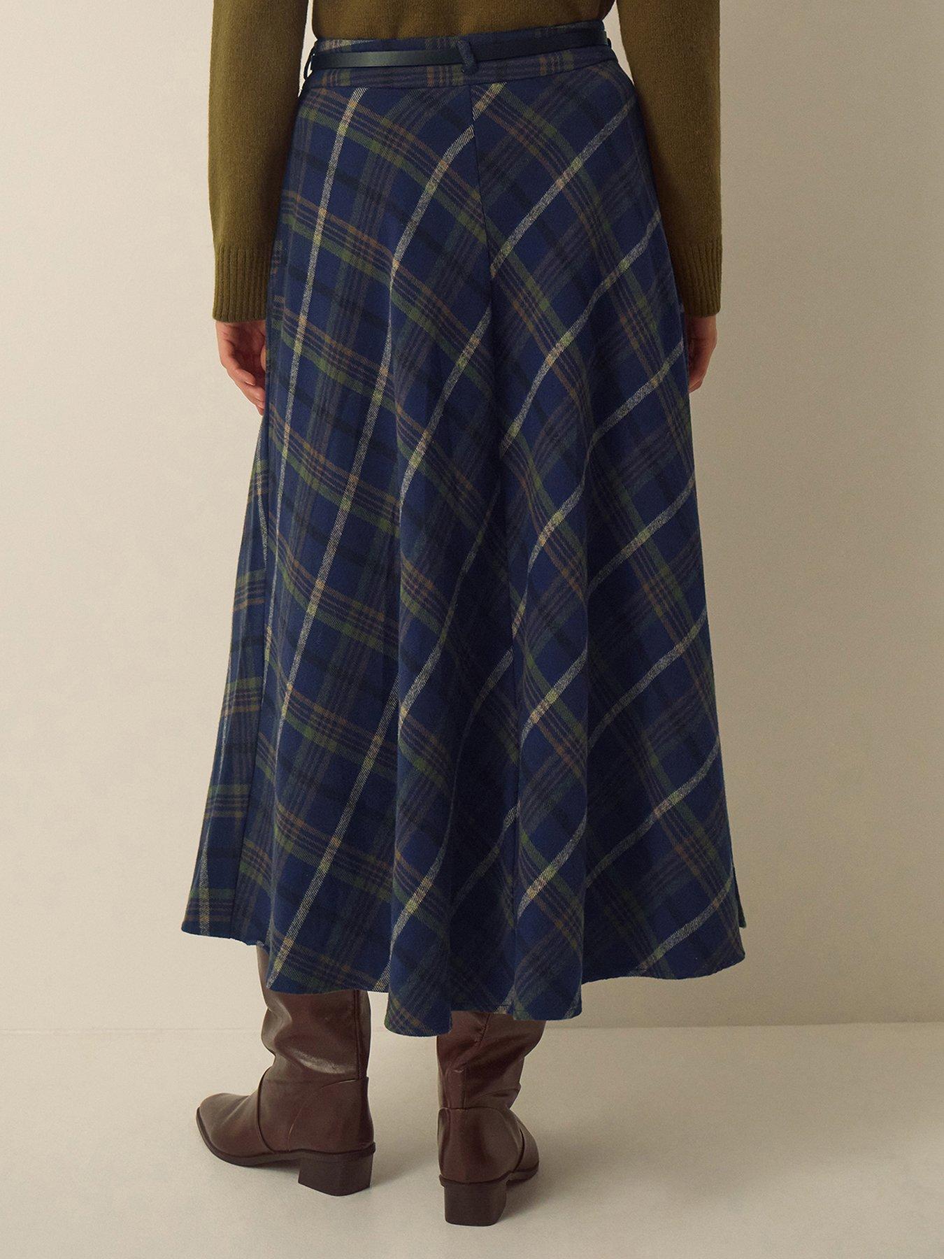 Image 3 of 5 of Monsoon Willa Check Skirt