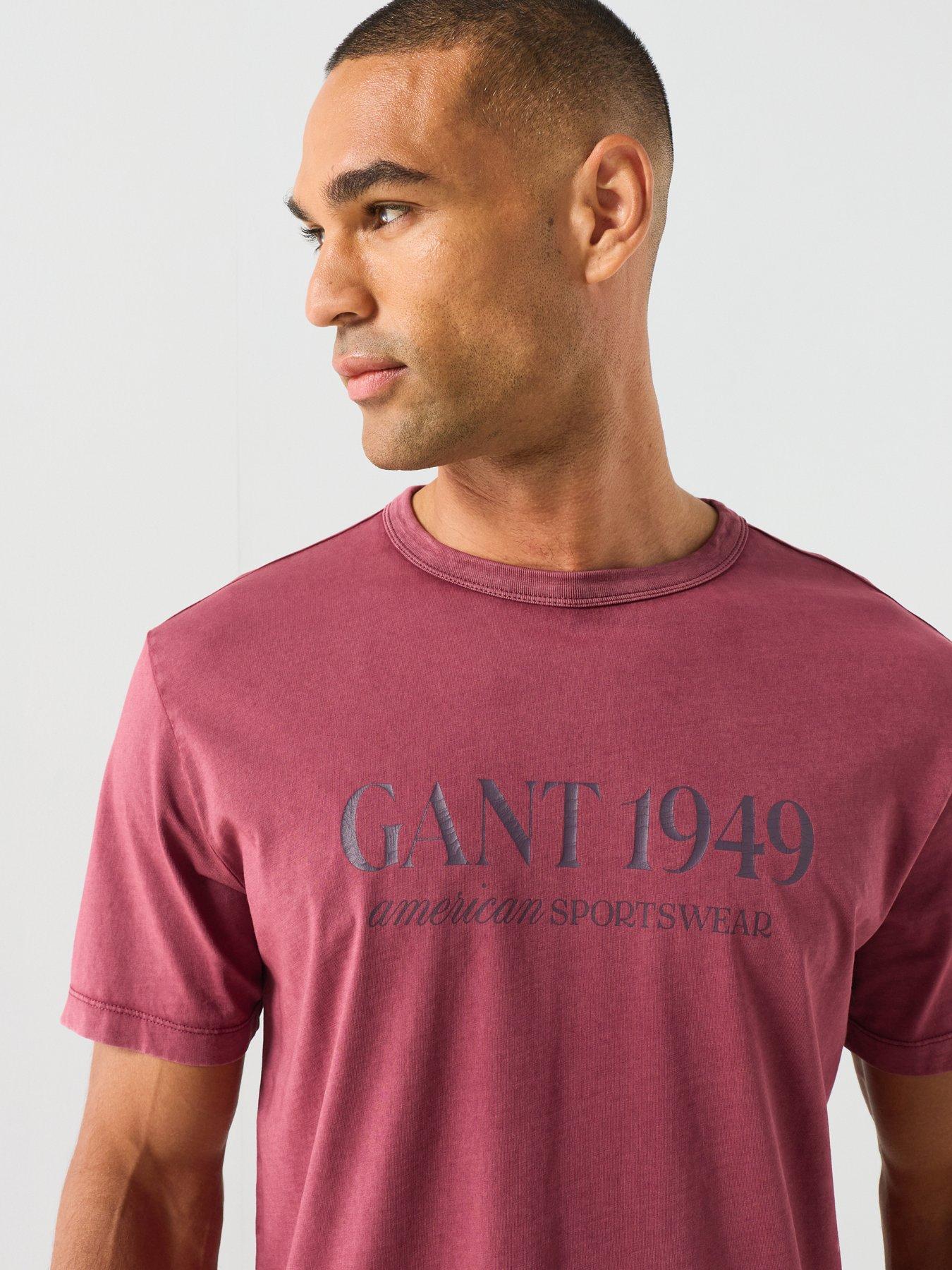 Image 4 of 5 of GANT Graphic T-Shirt - Red