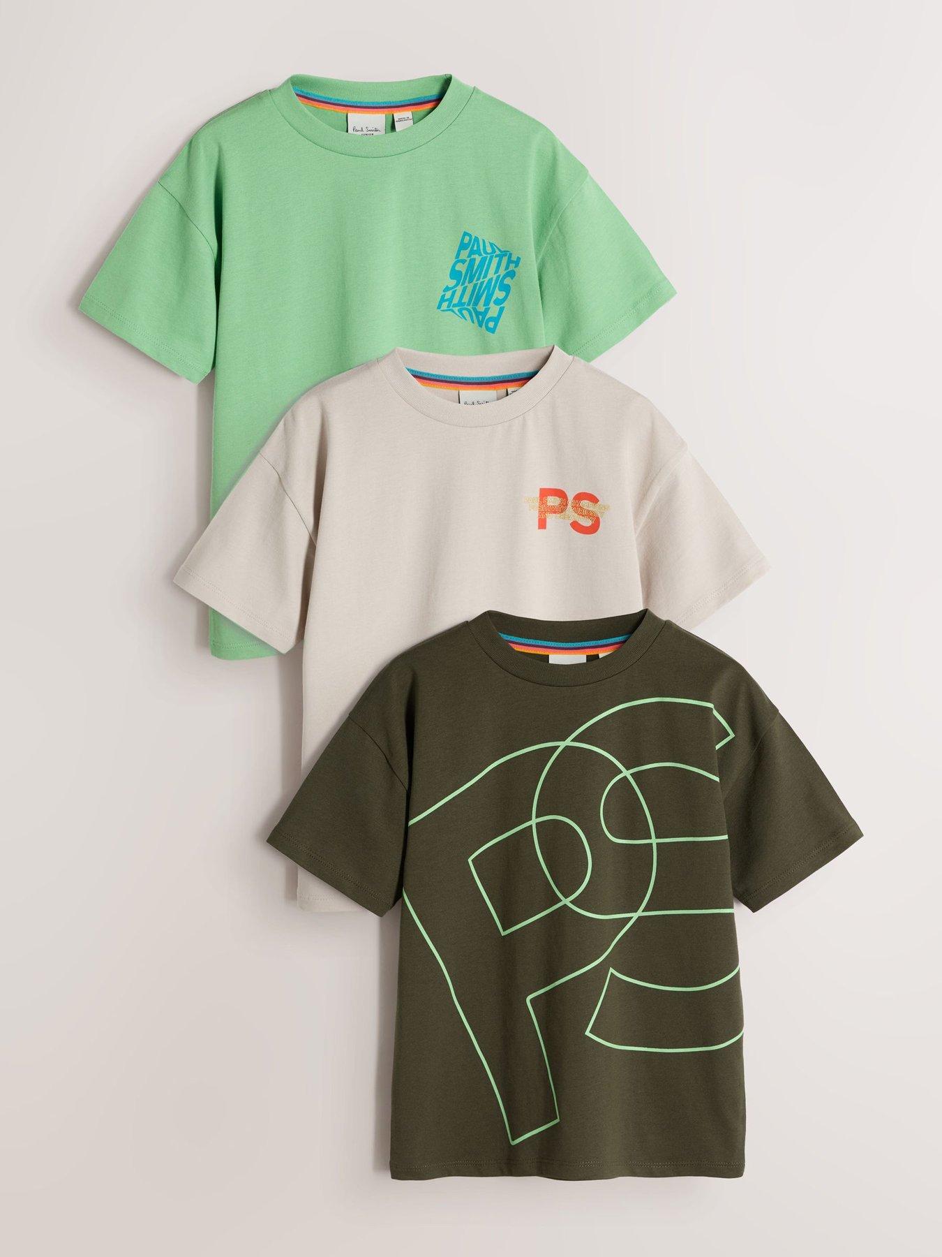 Paul Smith Junior Psjb 3pk Ss Grn Graph