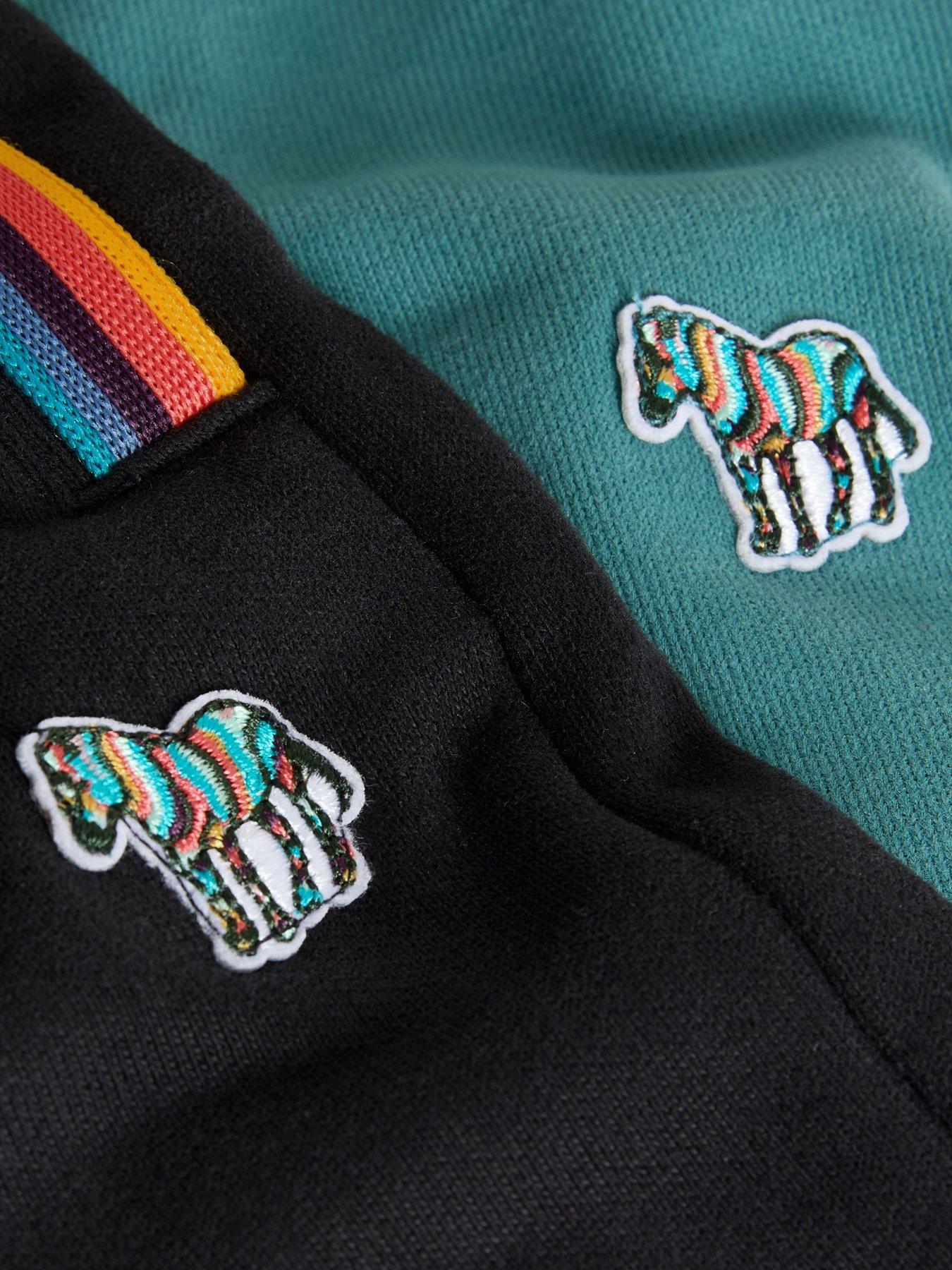 Image 4 of 5 of Paul Smith Junior Boys Zebra Logo Sweat &amp; Joggers Set - Green/black