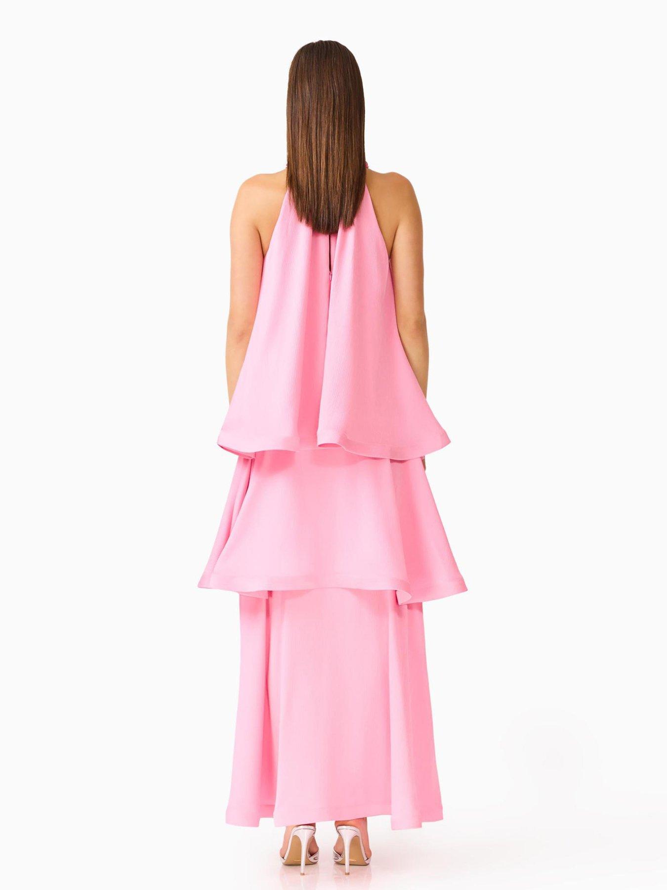 Image 3 of 4 of Elliatt Calista Tiered Gown - Pink