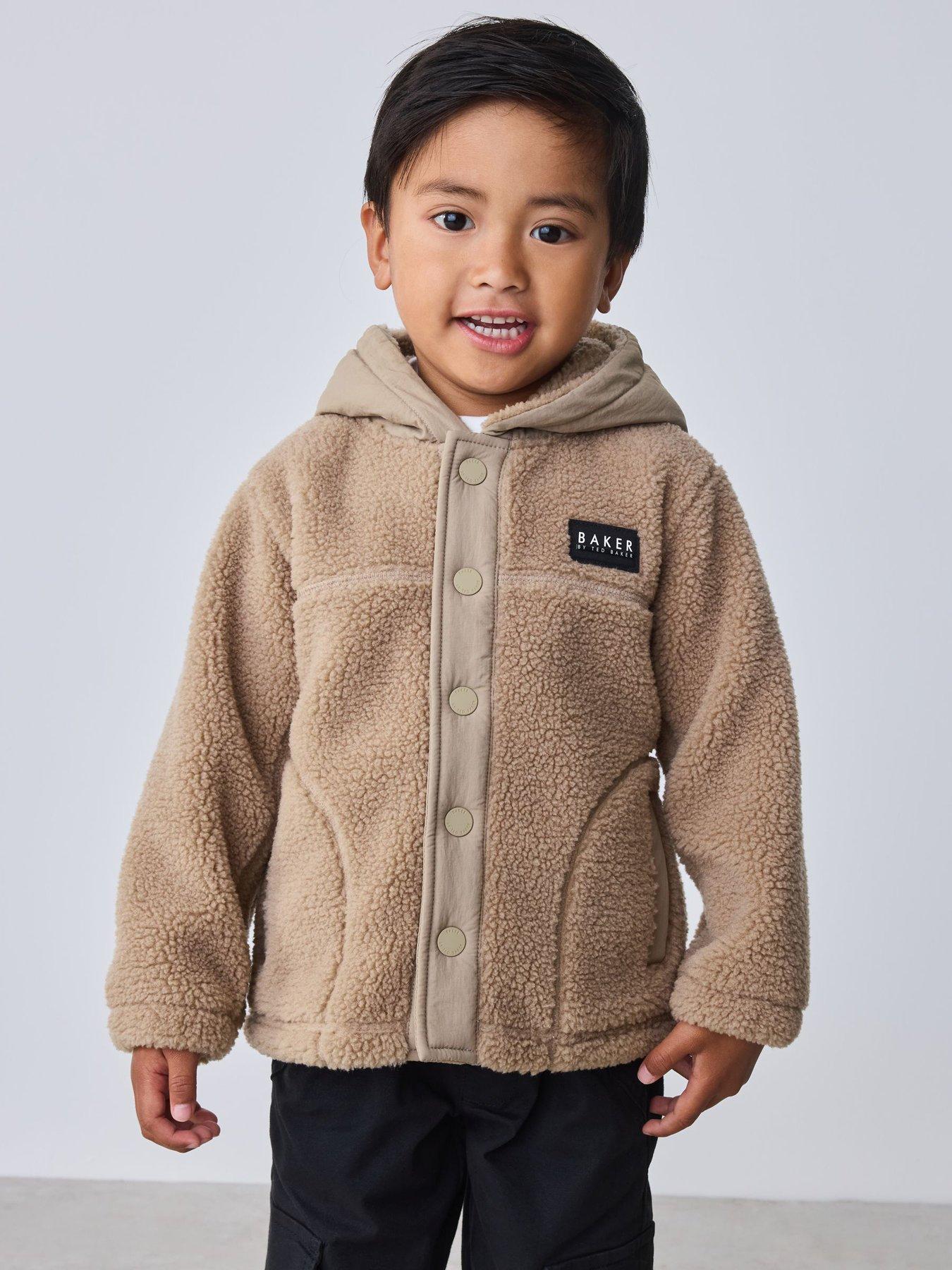Ted Baker Younger Boys Bonded Borg Fleece - Beige