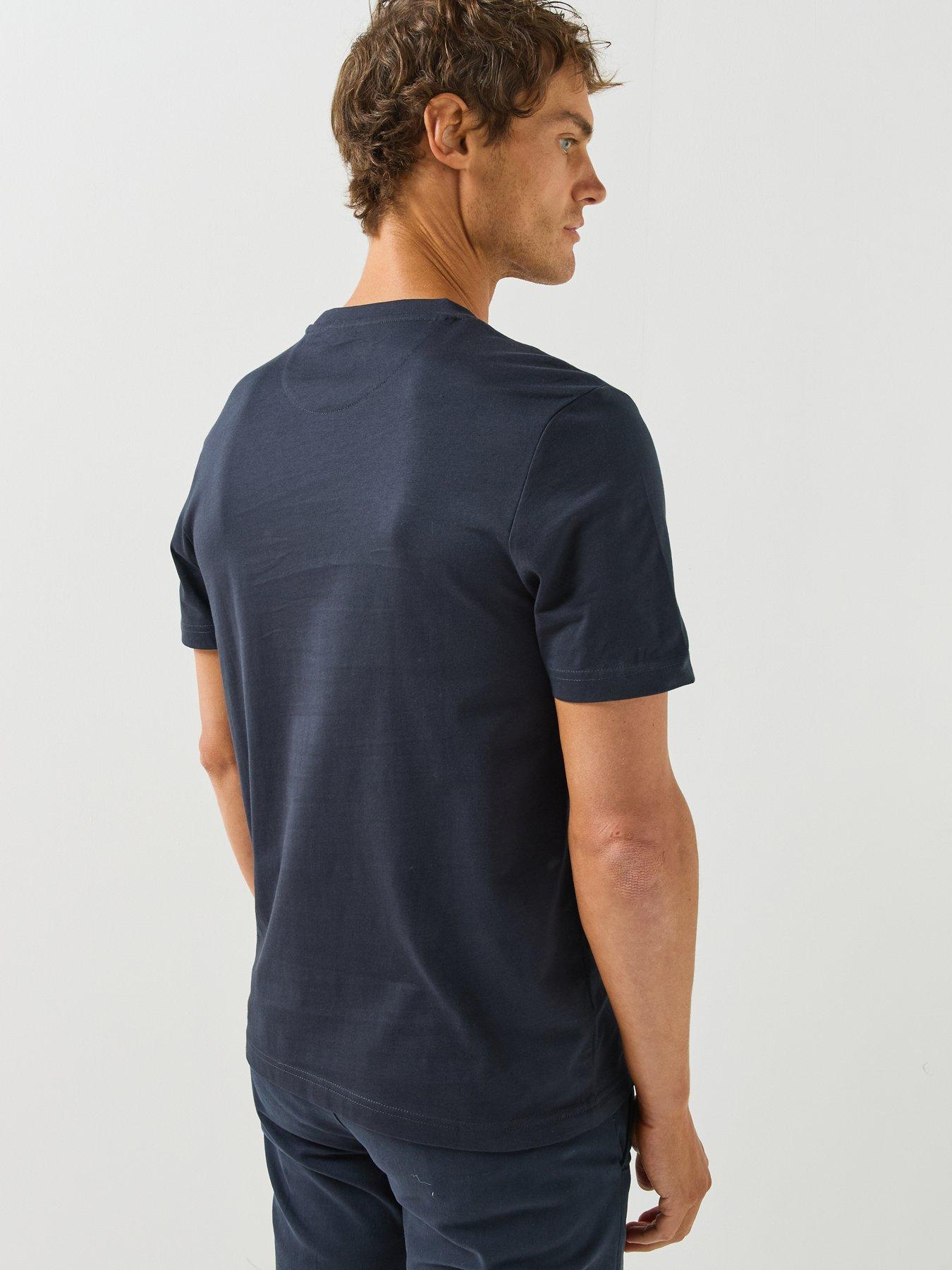 Image 2 of 6 of Farah Farah Gold F Danny T-shirt - Navy