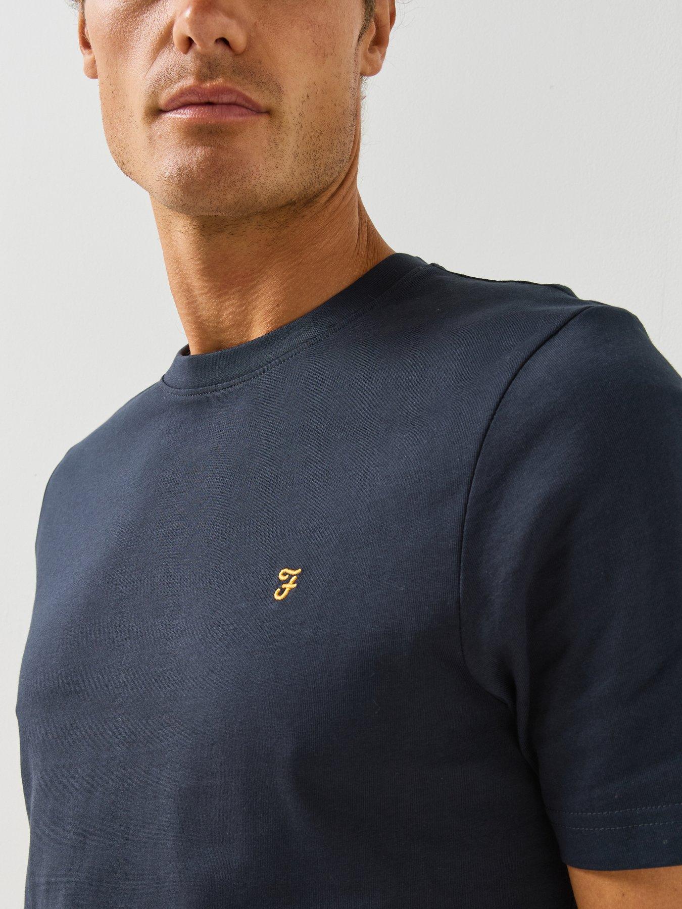 Image 5 of 6 of Farah Farah Gold F Danny T-shirt - Navy
