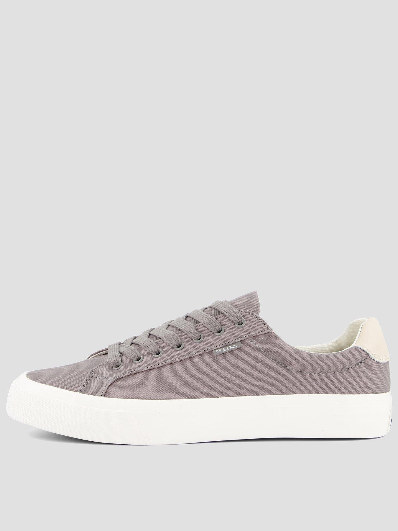 Image 1 of 7 of PS PAUL SMITH Amos Canvas Trainers- Grey