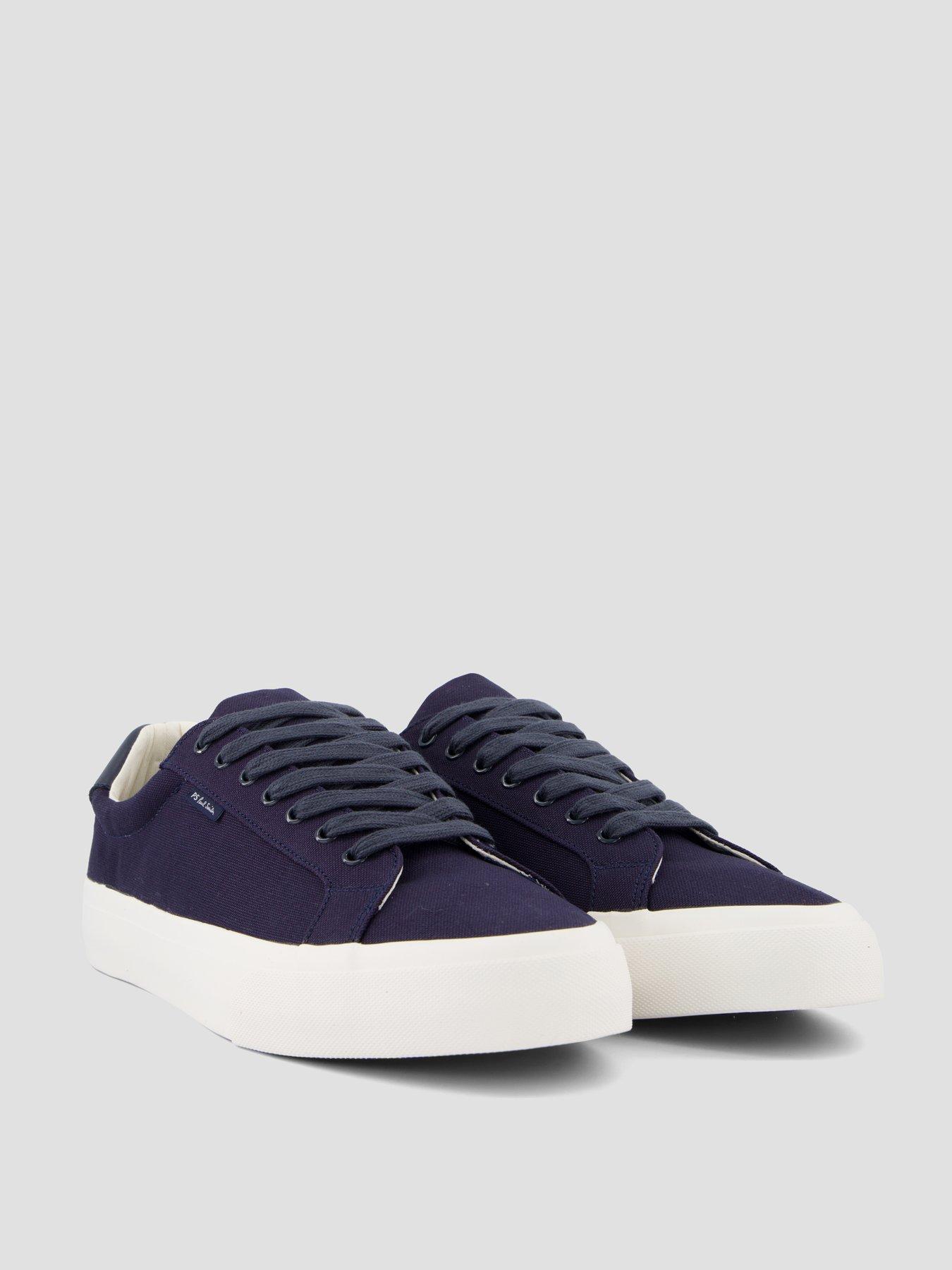 Image 6 of 7 of PS PAUL SMITH Amos Canvas Trainers - Navy