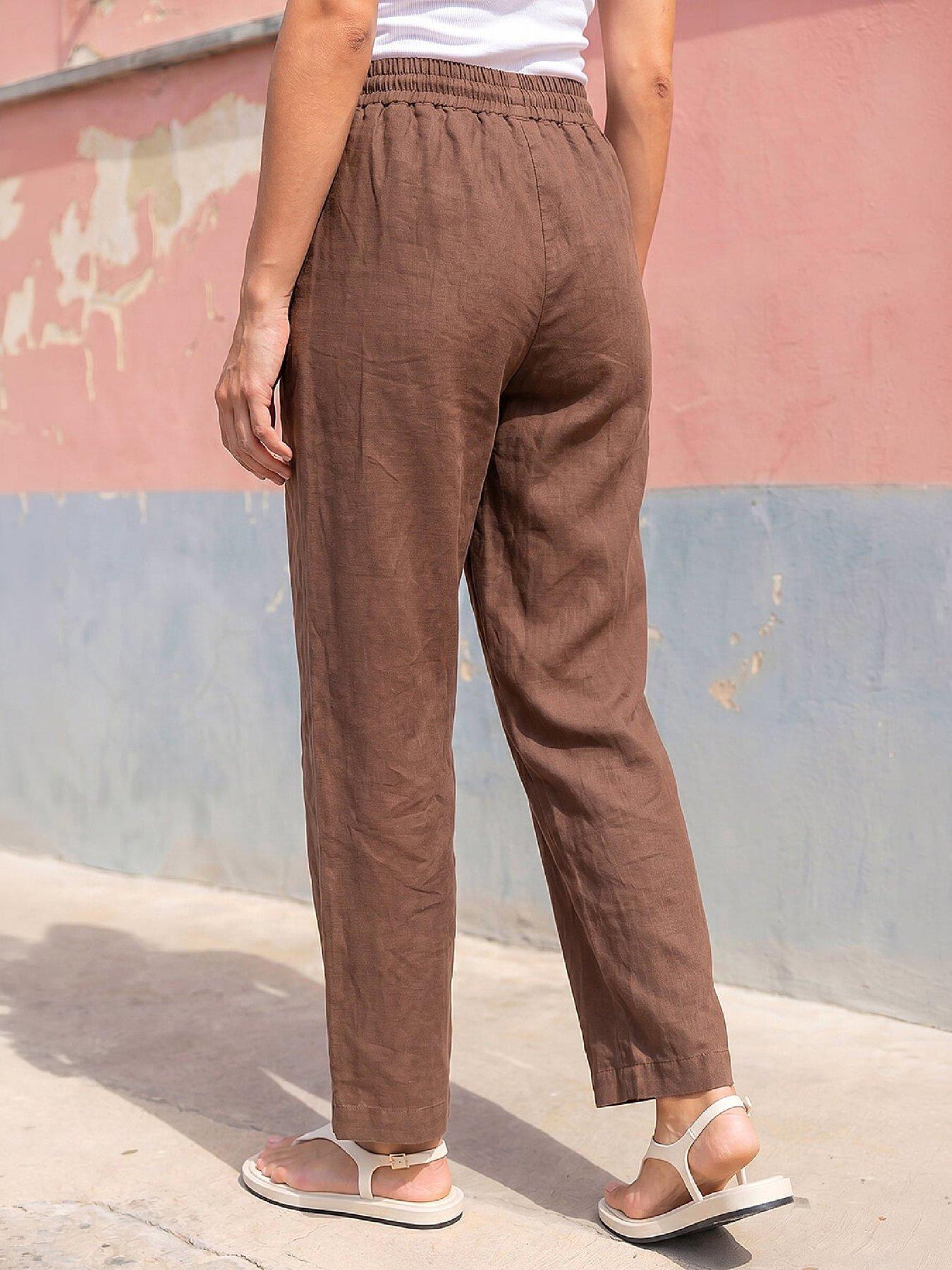 Image 3 of 4 of Roman Petite Drawstring Trousers