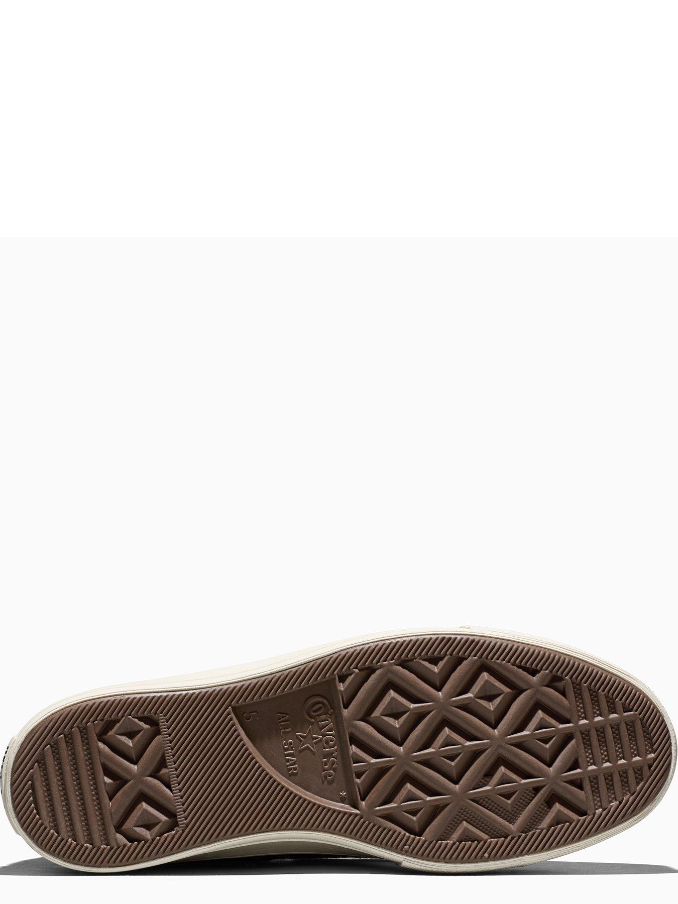 Image 5 of 5 of Converse Womens Chuck Taylor All Star Lift Hi Winter Warm Trainers - Brown