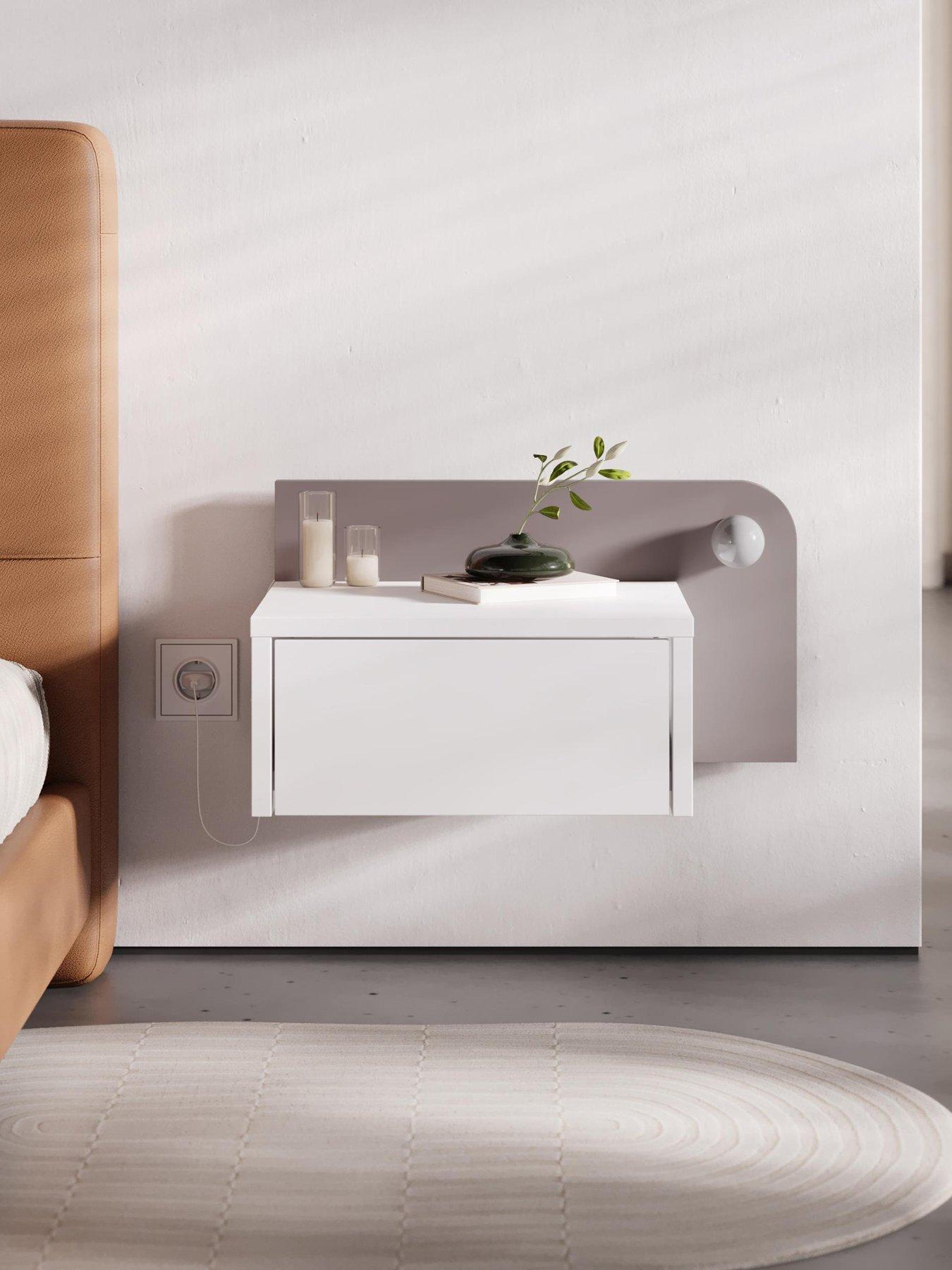 Image 1 of 6 of Decortie Dotta Wall Mounted Nightstand