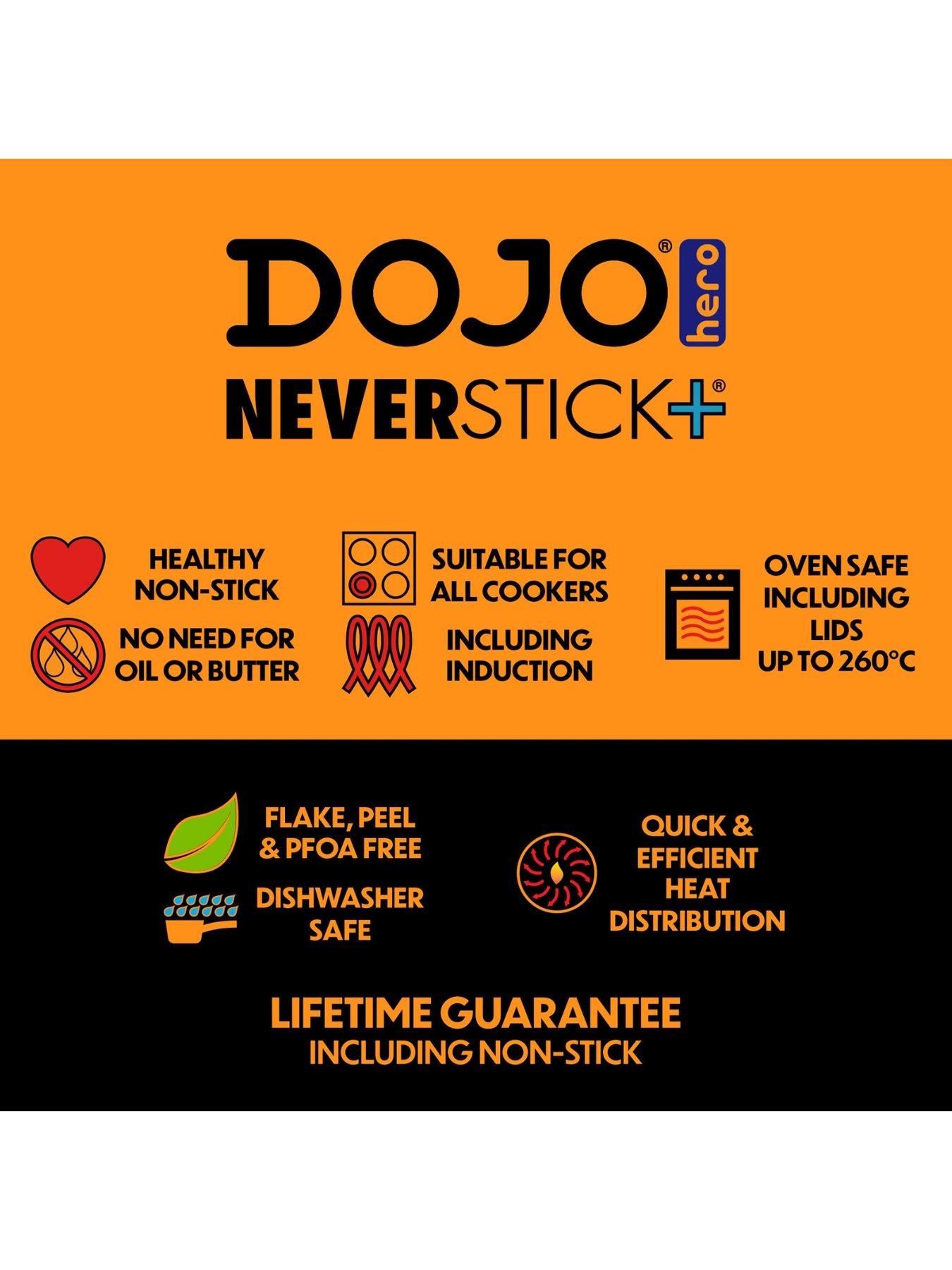 Image 6 of 6 of Dojo Hero Neverstick+ 32cm Casserole with Lid