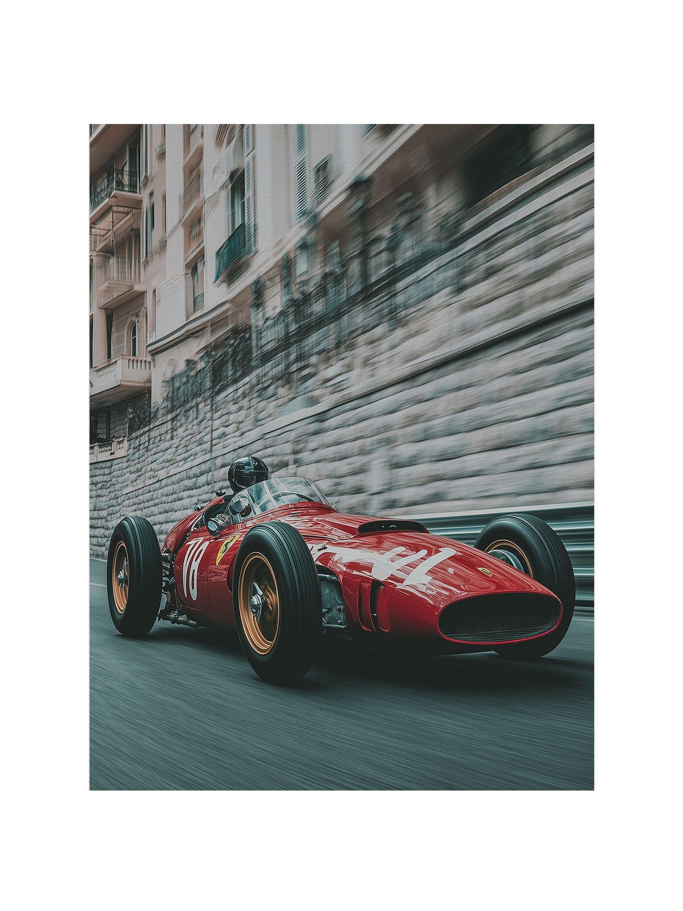 Image 2 of 3 of The Art Group Red F1 Canvas 30x40cms