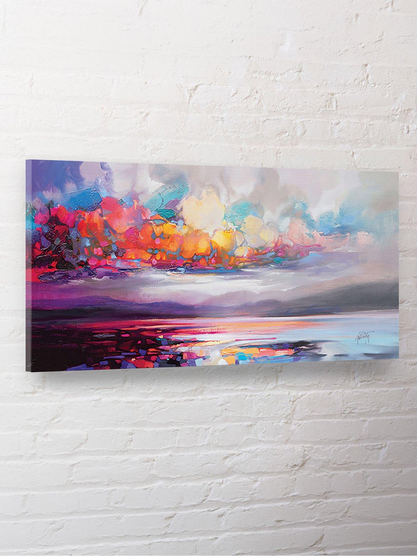 Image 1 of 3 of Scott Naismith Stratocumulus Canvas 50x100cms