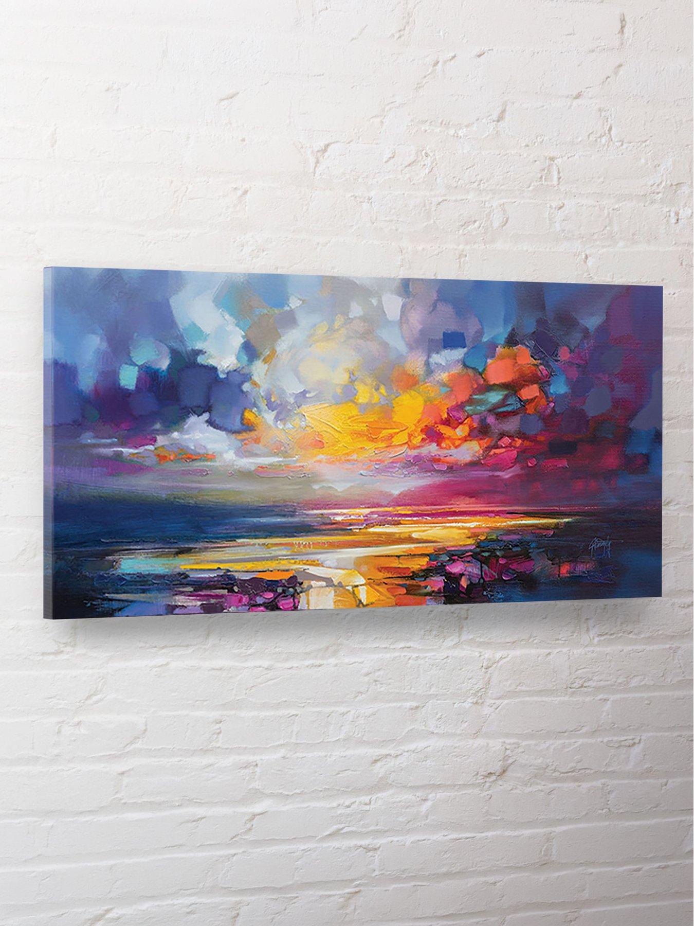 Image 1 of 3 of Scott Naismith Relativity Canvas 50x100cms