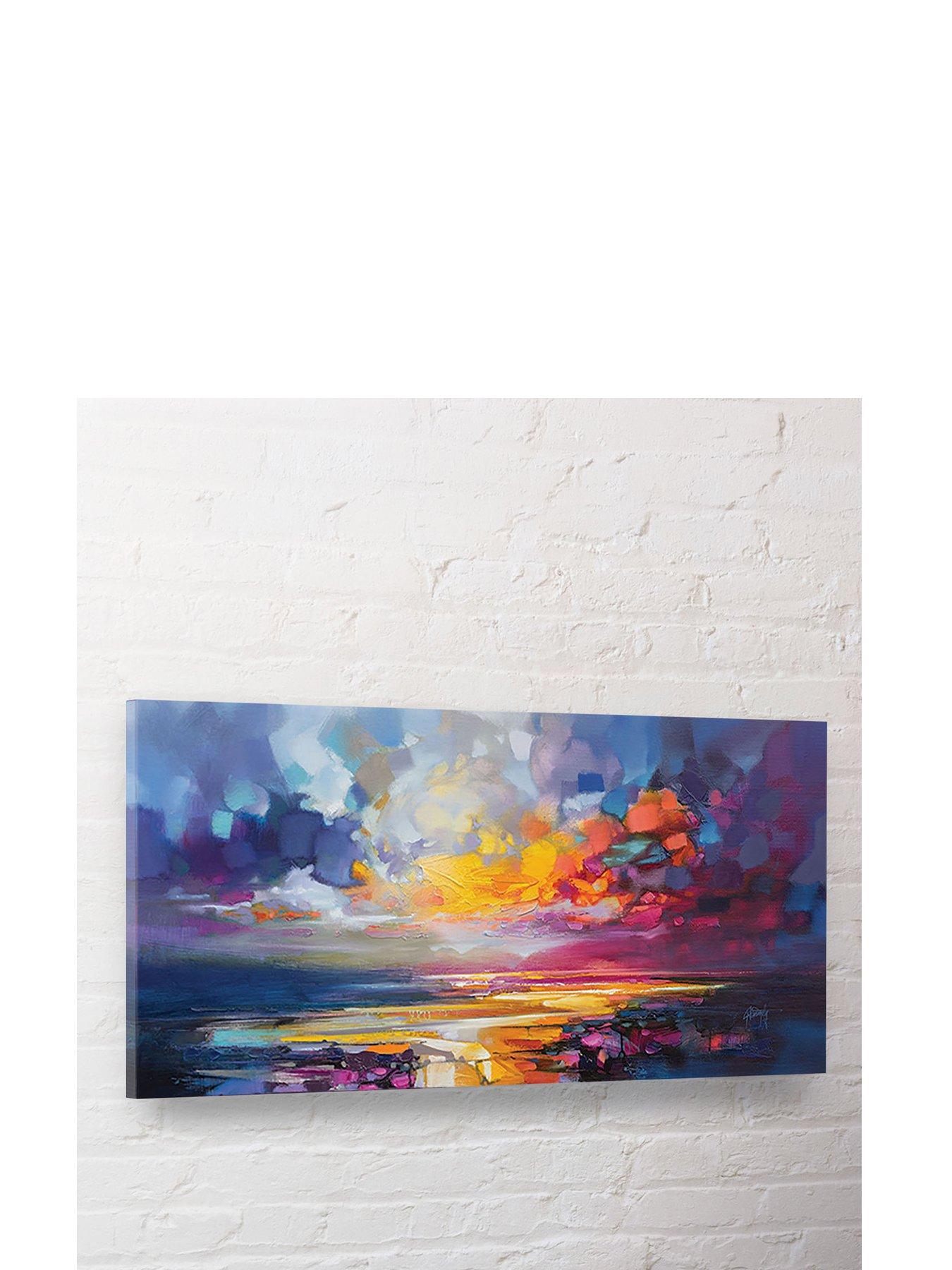 Image 2 of 3 of Scott Naismith Relativity Canvas 50x100cms