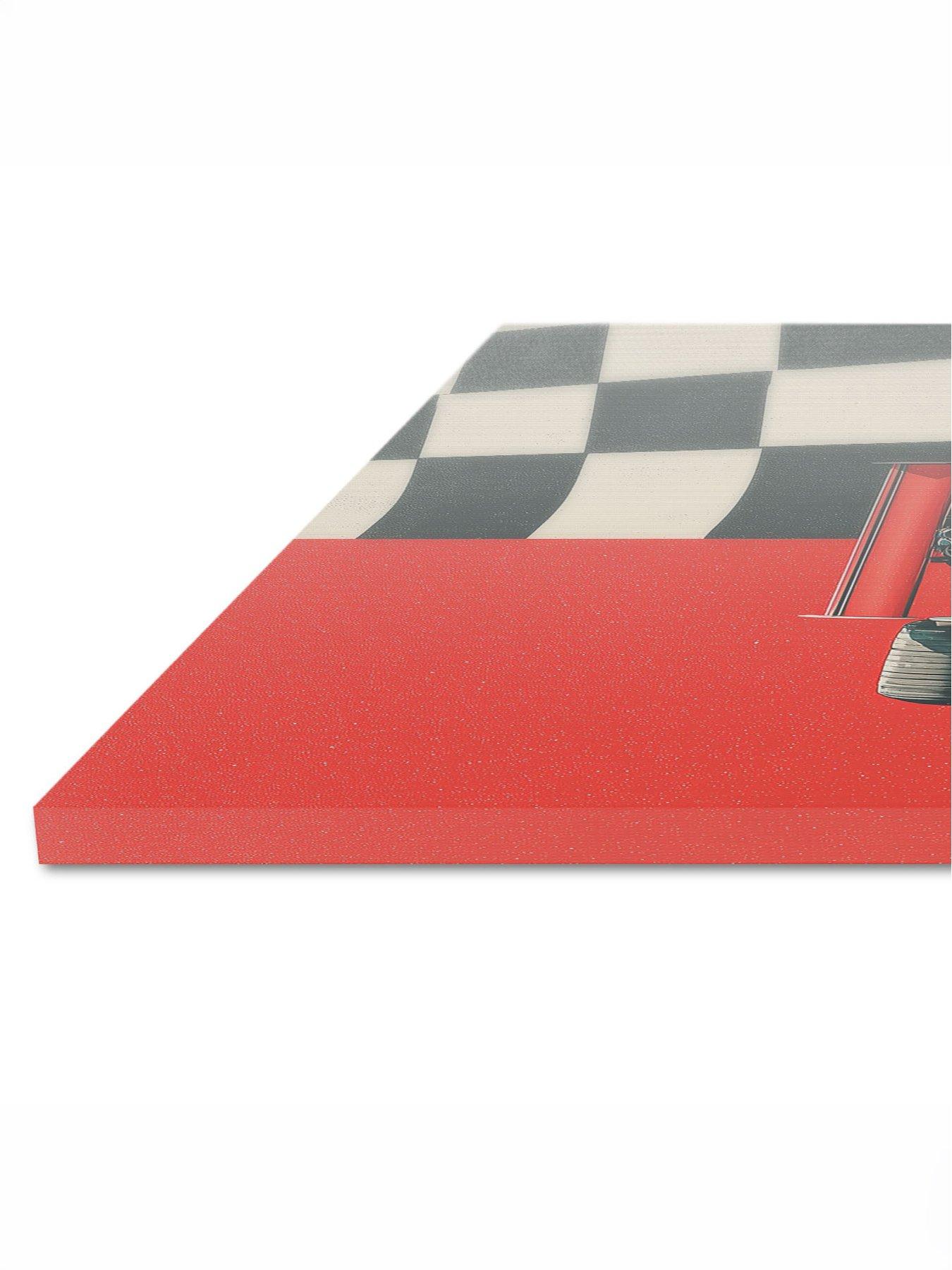 Image 3 of 3 of The Art Group Checker F1 Canvs 30x40cms