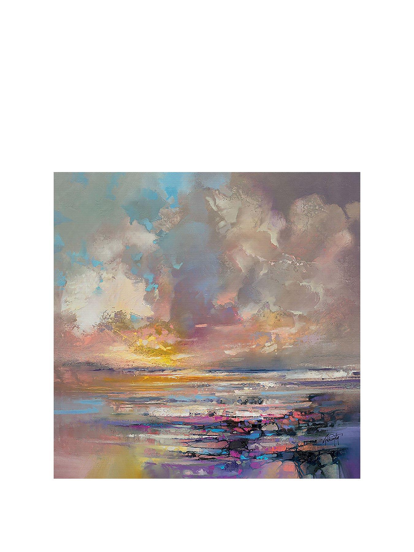 Image 2 of 3 of The Art Group Scott Naismith Radiant Energy Canvas 40x40cms