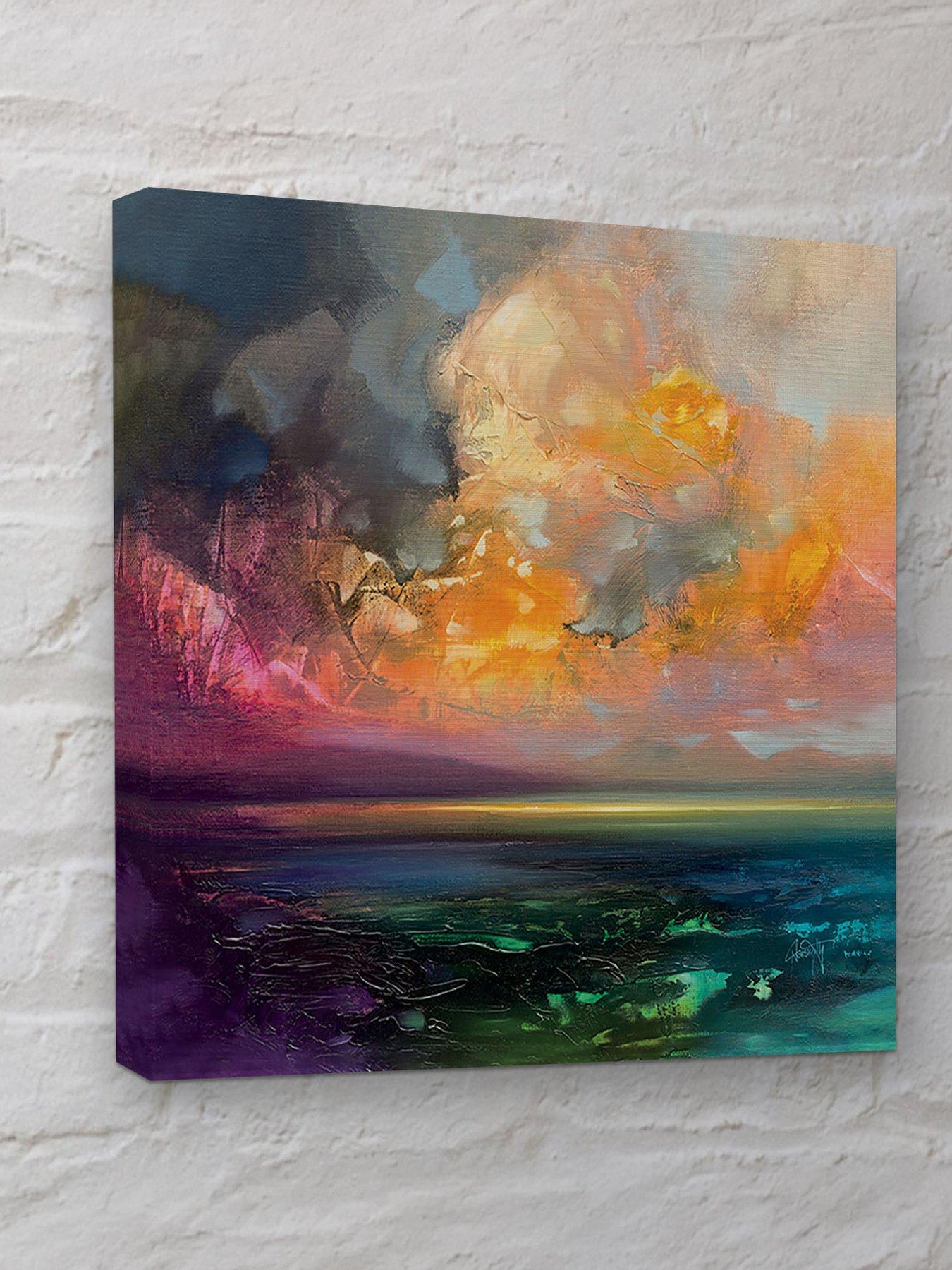 Scott Naismith Isle Of Jura Emerges Canvas 40x40cms