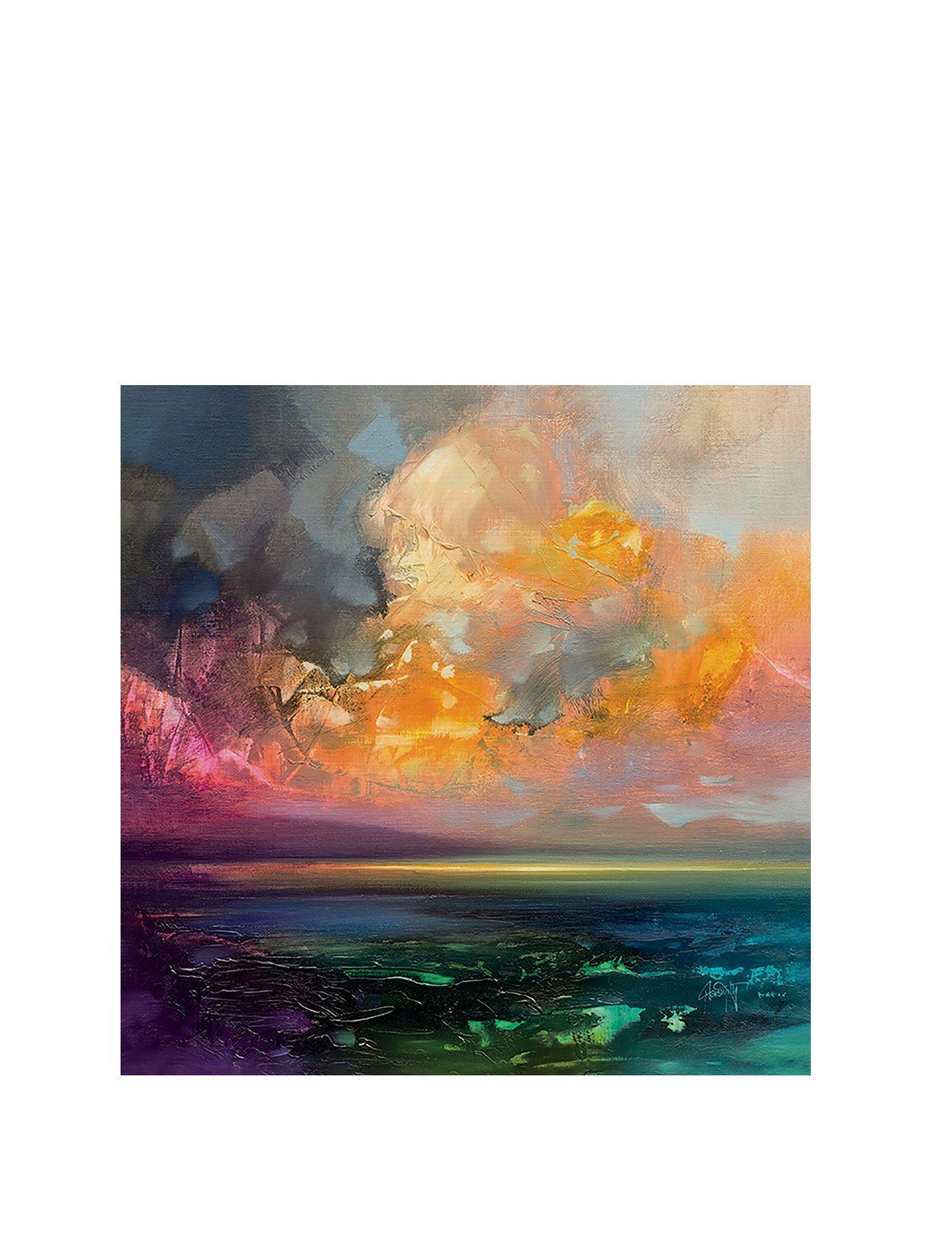 Image 2 of 3 of The Art Group Scott Naismith Isle Of Jura Emerges Canvas 40x40cms