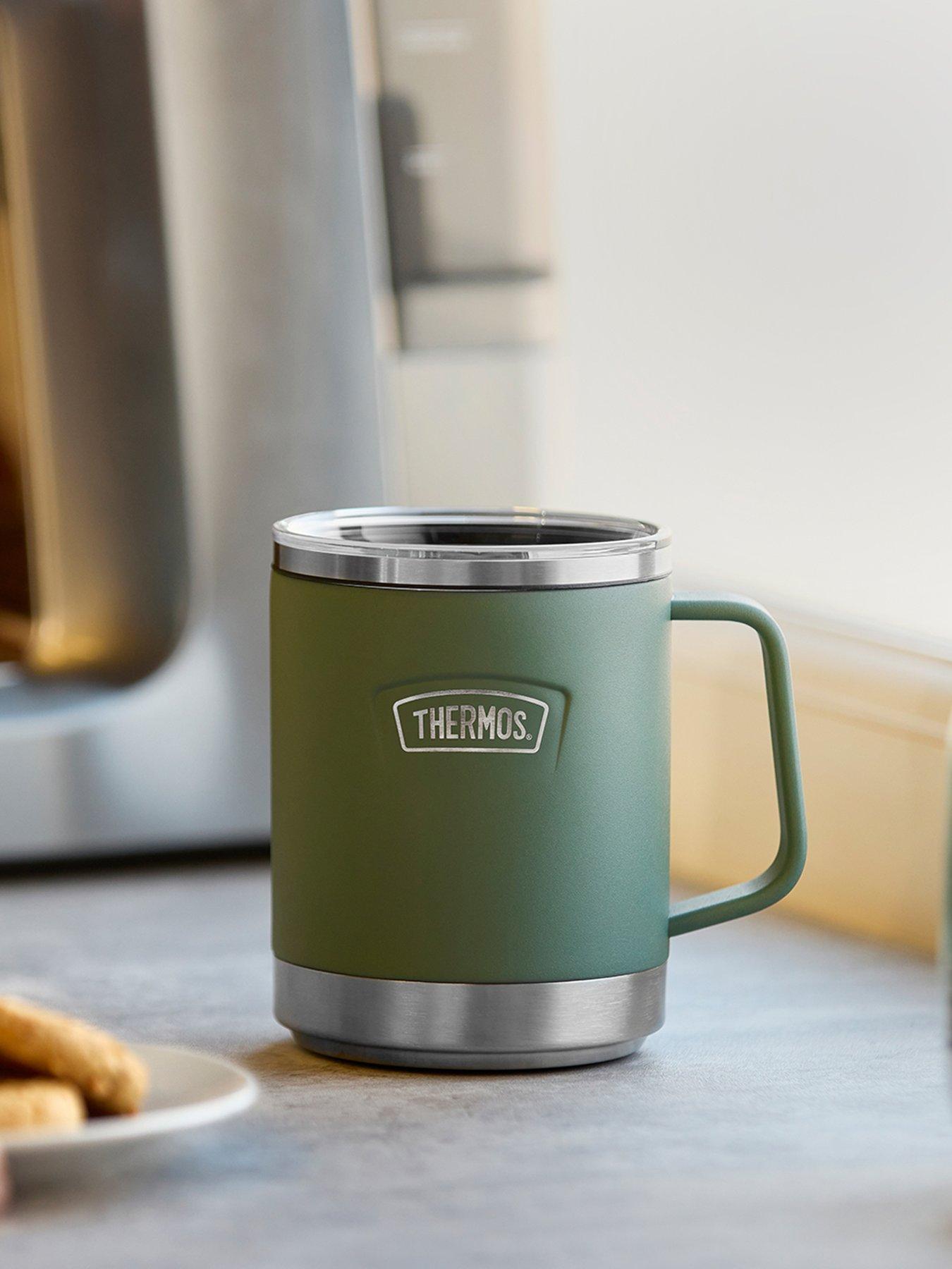 Thermos Is120 Rock Cap Green 410ml Thermos Icon Series Desk Mug