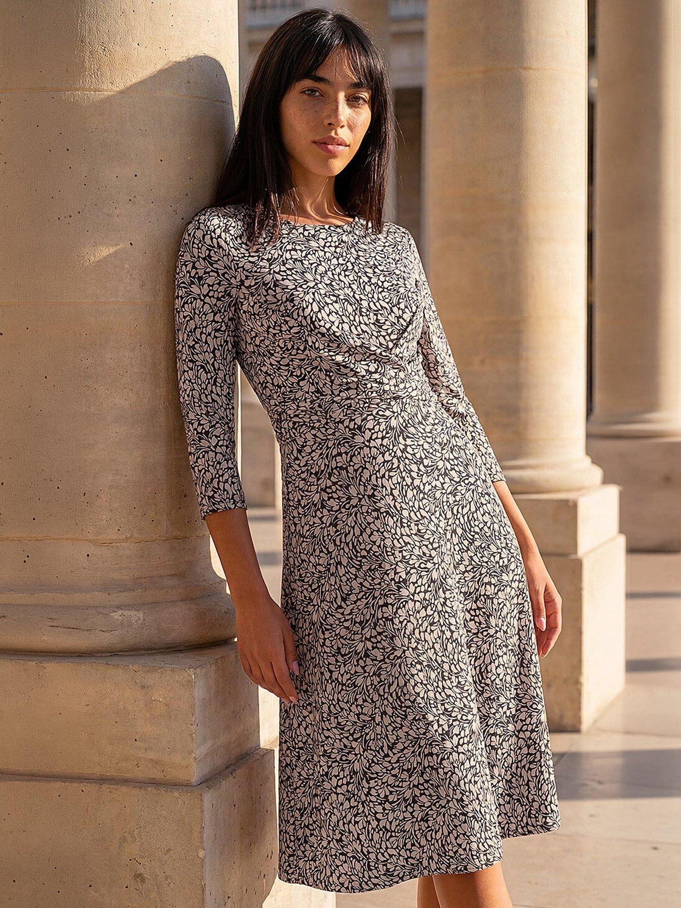 Roman Petite Twist Front Dress