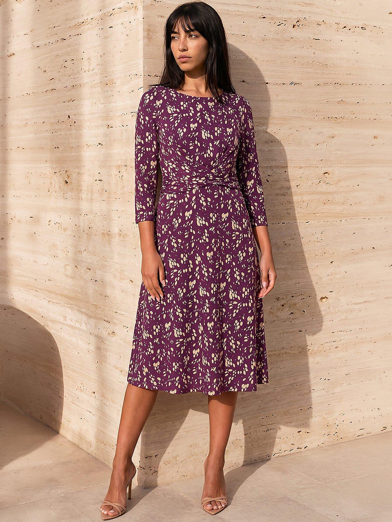 Roman Petite Twist Front Dress