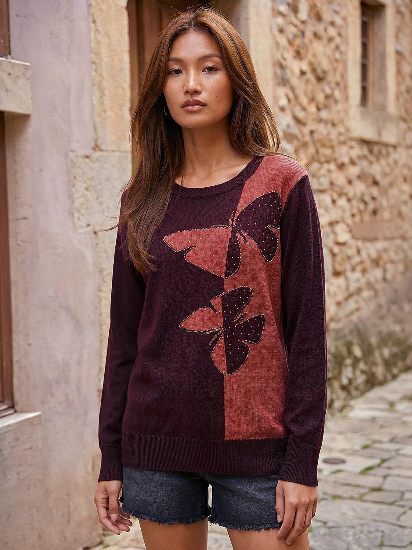 Image 1 of 4 of Roman Butterfly Sparkle Mix Jumper
