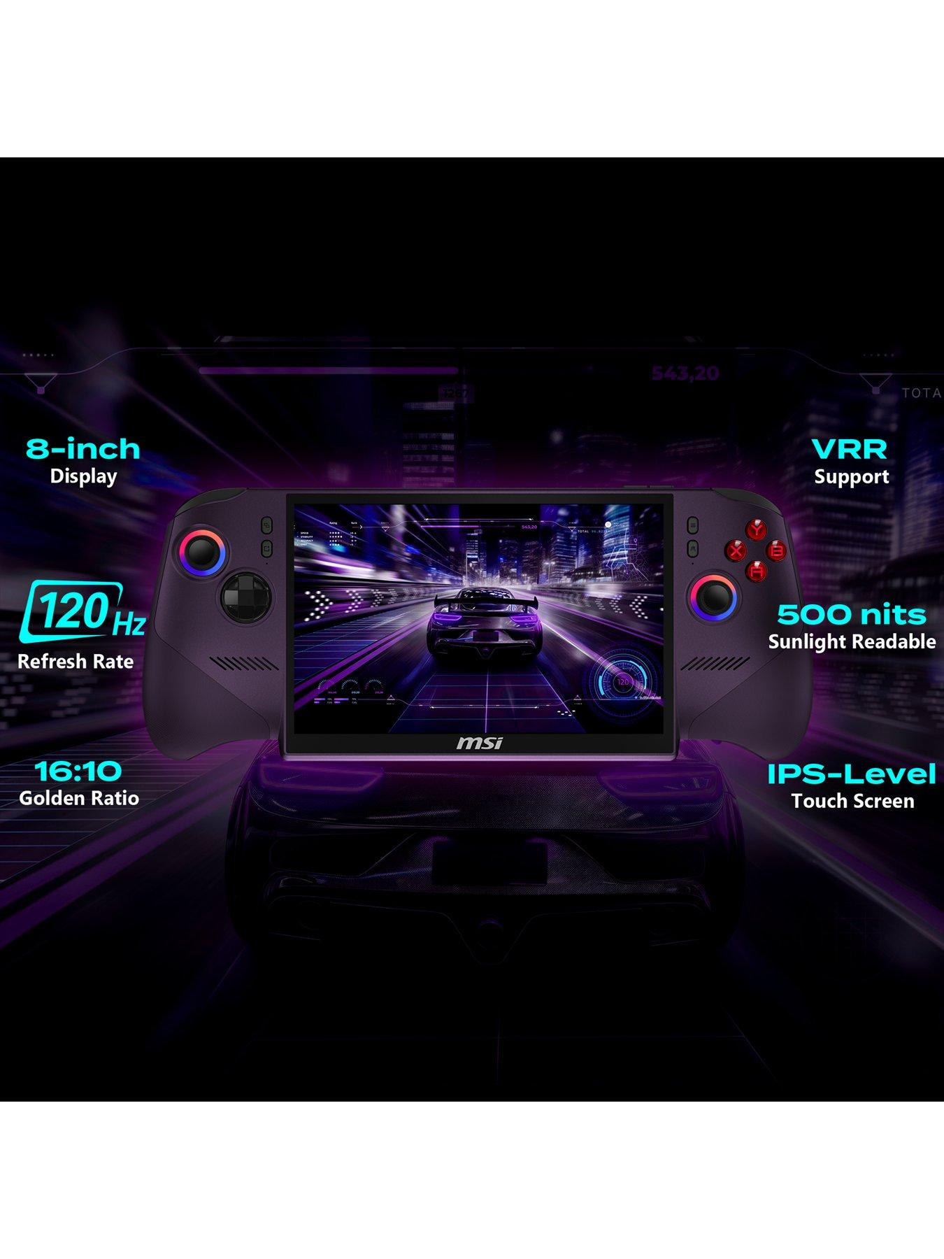 Image 5 of 8 of MSI Claw 8 EX AI+ CG3EM-018UK - Handheld Gaming Console &amp; Launch Pack - Intel Arc G3 Extreme - 32GB RAM - 1 TB SSD - Void Purple