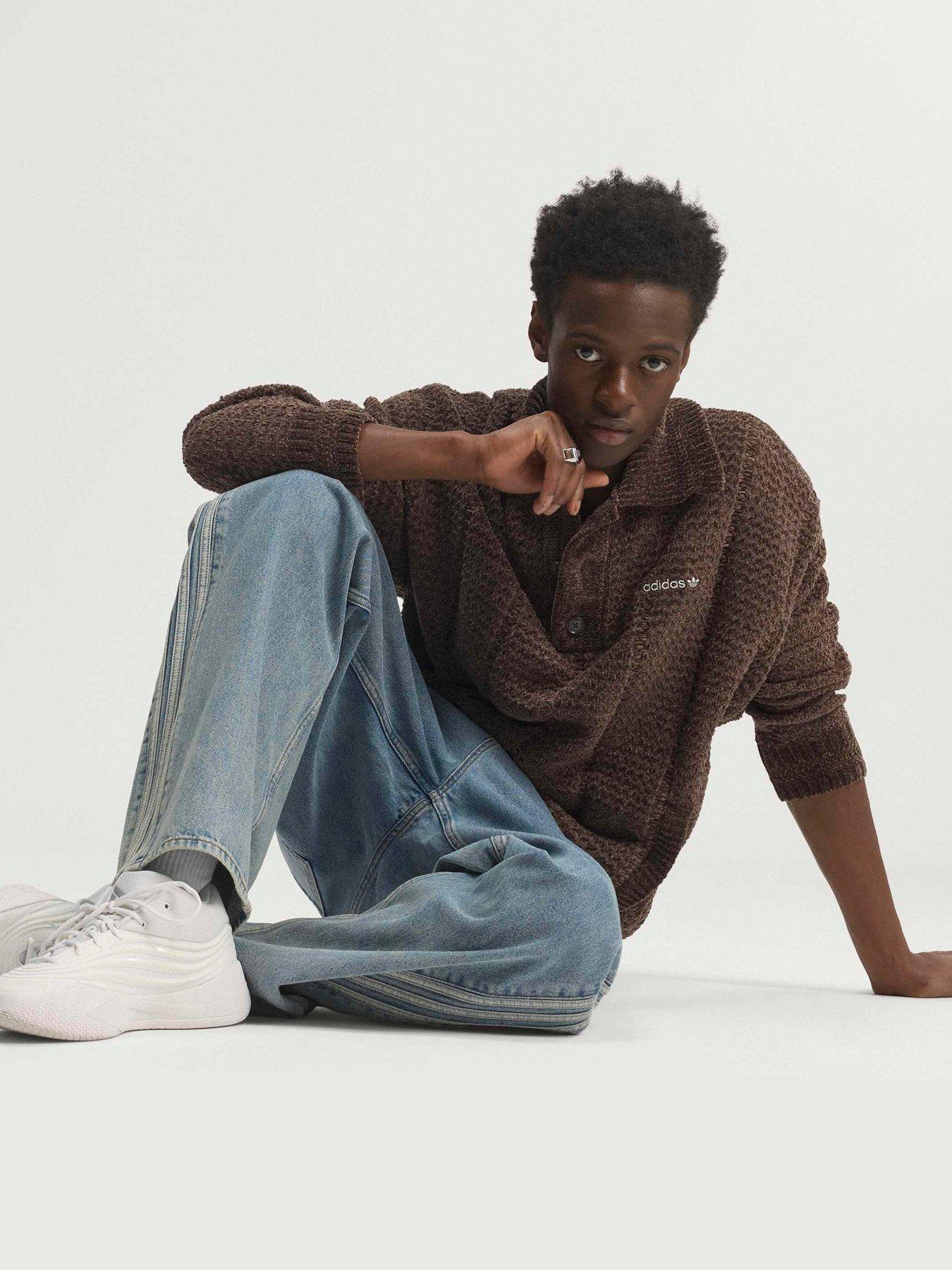 Image 6 of 7 of adidas Originals Mens Firebird Tracksuit Pants - Brown