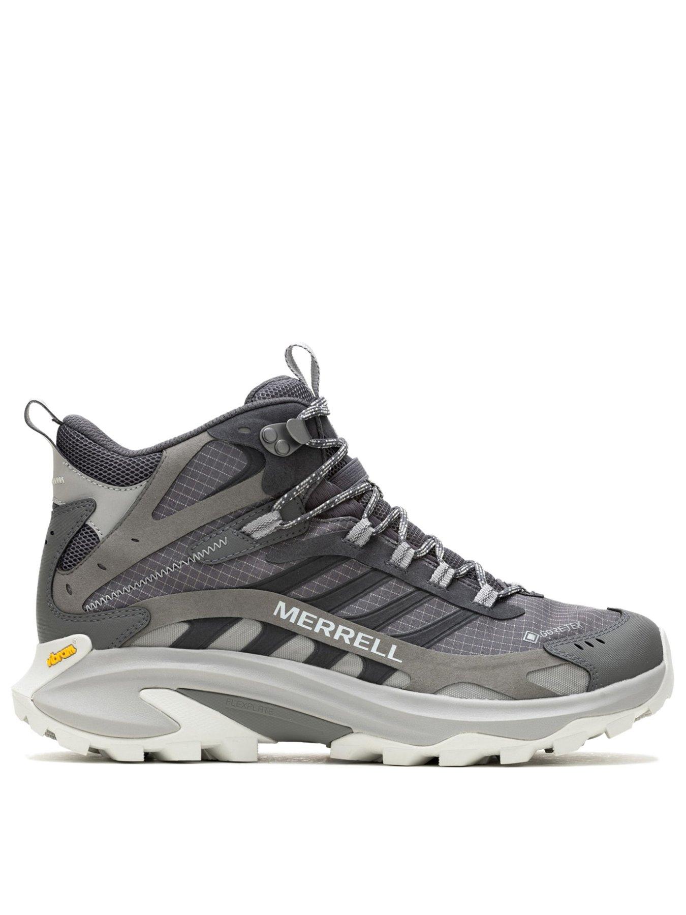 Merrell Mens Moab Speed 2 Mid Goretex Walking Boots-asphalt