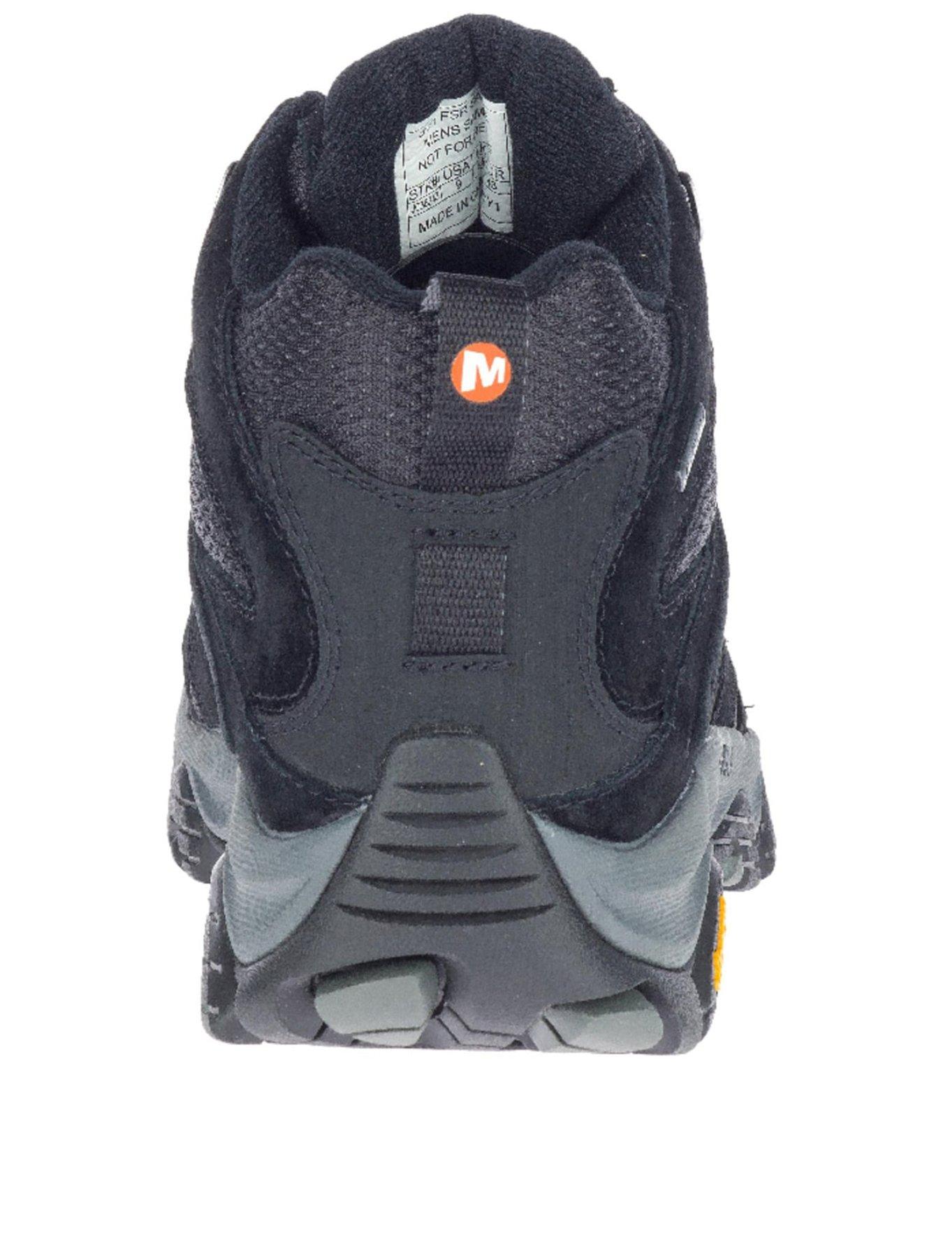 Image 3 of 7 of Merrell Mens Moab 3 Mid Goretex Walking Boots-black/grey