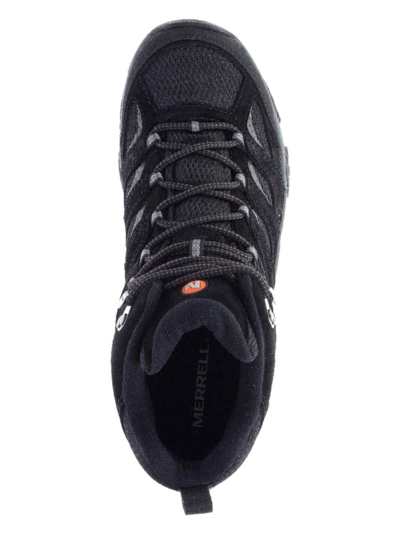 Image 4 of 7 of Merrell Mens Moab 3 Mid Goretex Walking Boots-black/grey