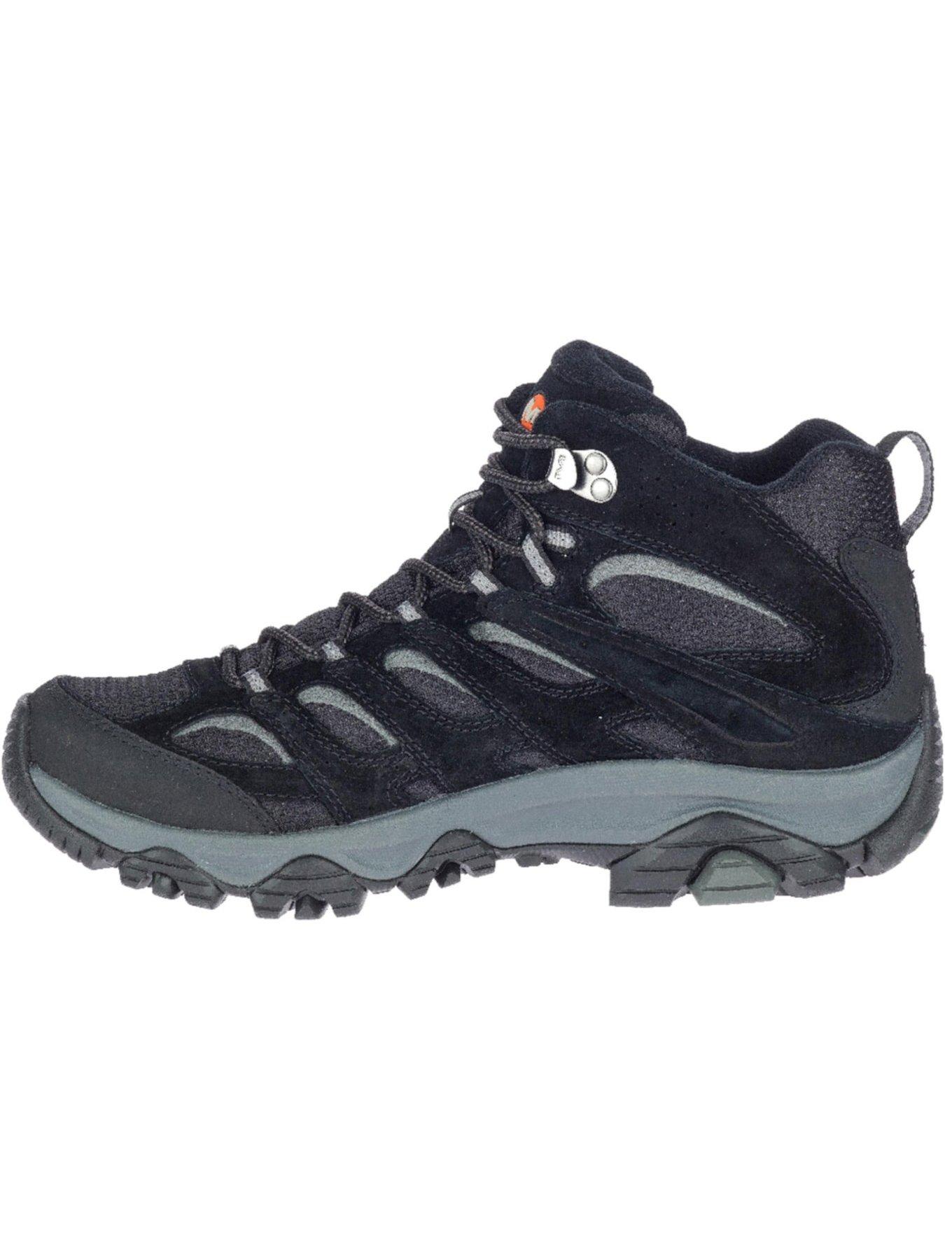 Image 7 of 7 of Merrell Mens Moab 3 Mid Goretex Walking Boots-black/grey