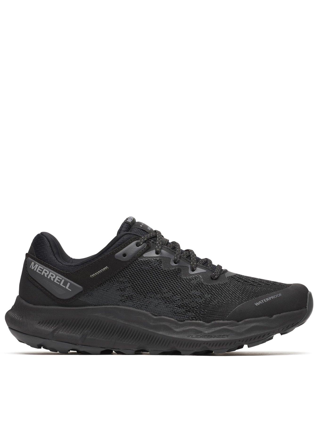 Image 1 of 7 of Merrell Ladies Antora 4 Waterproof Walking Shoes-Black/Graphite