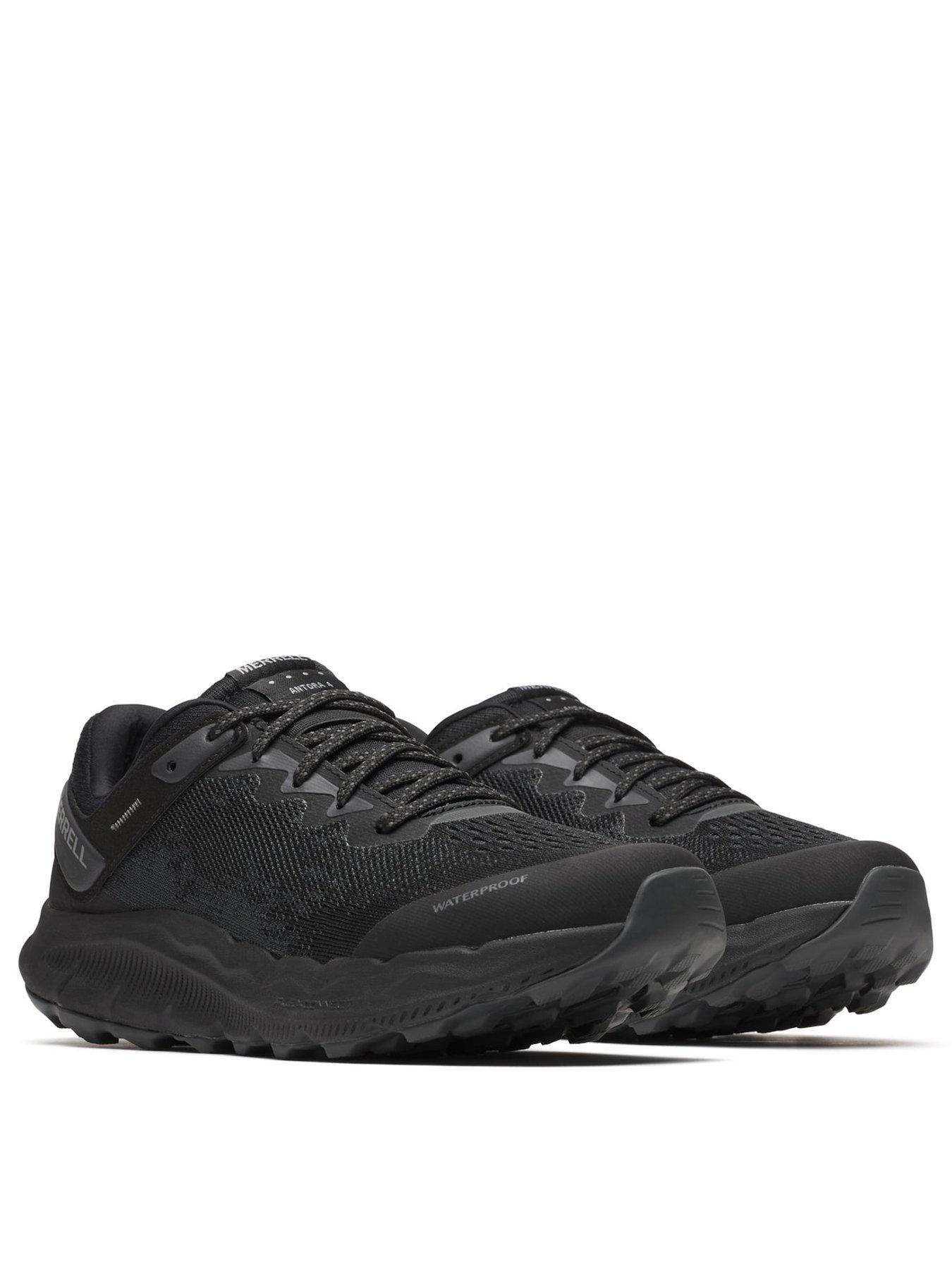 Image 3 of 7 of Merrell Ladies Antora 4 Waterproof Walking Shoes-Black/Graphite