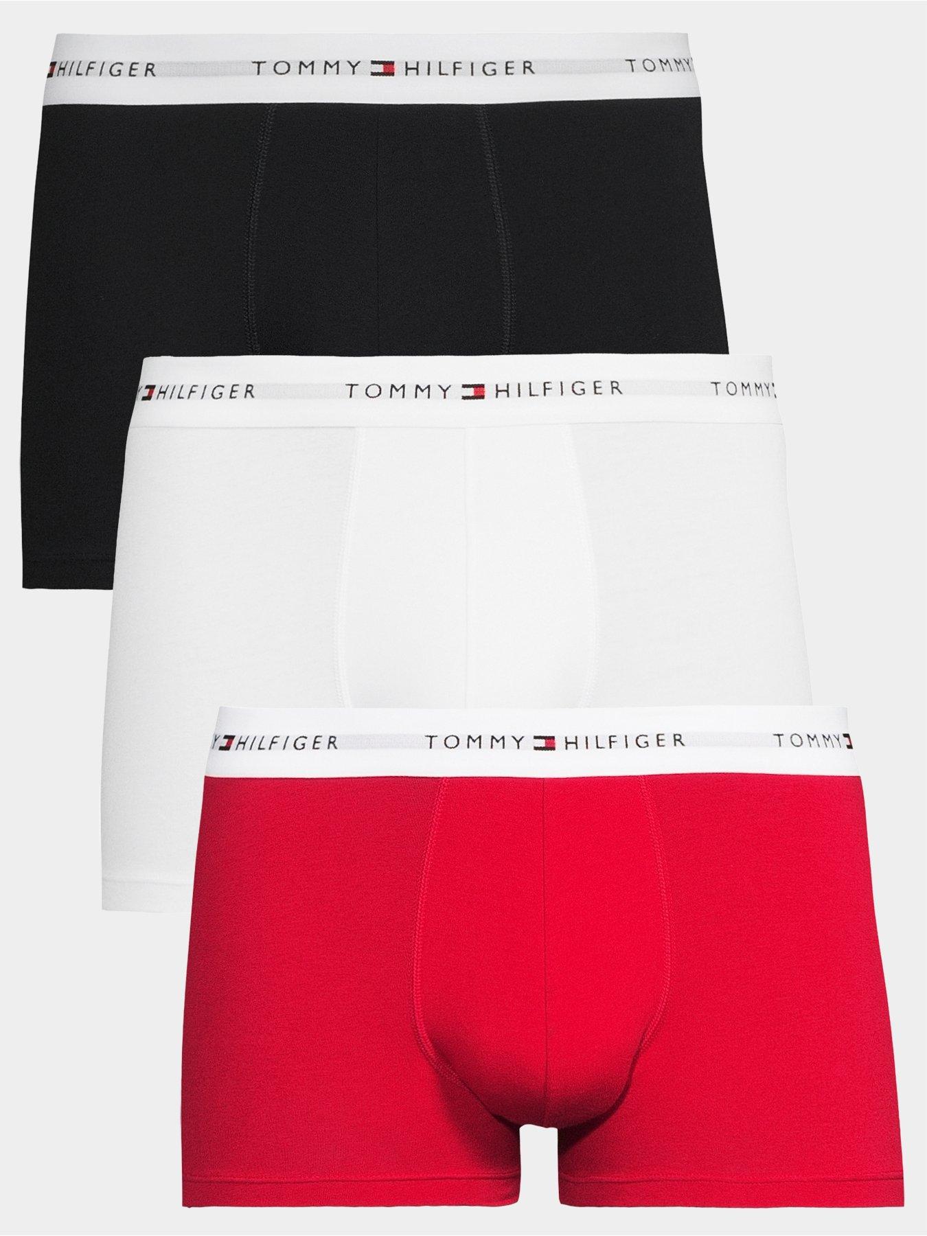 Image 1 of 3 of Tommy Hilfiger Mens Signature 3 Pack&nbsp;Stretch Trunks&nbsp;&nbsp;- Multi