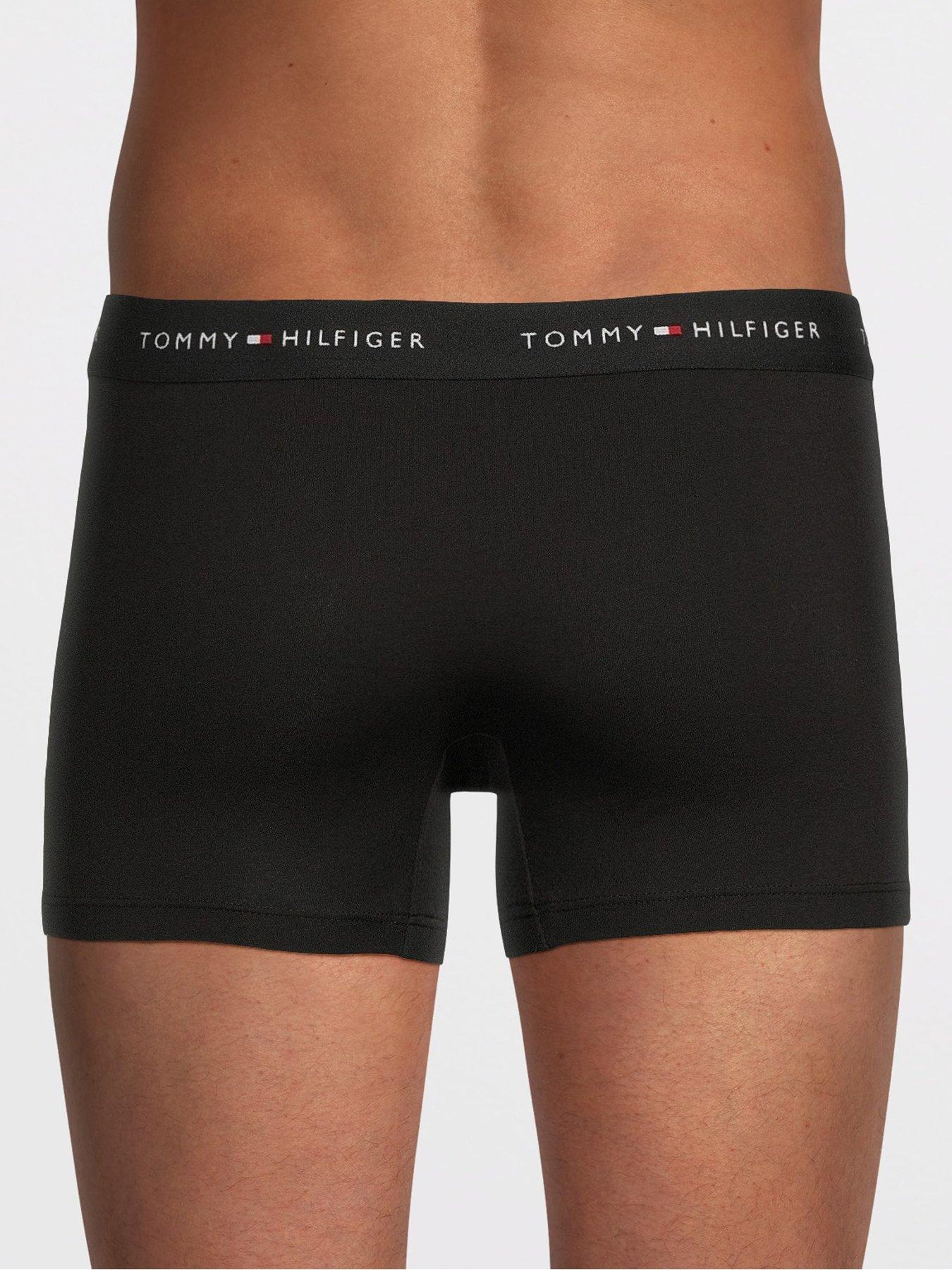 Image 3 of 3 of Tommy Hilfiger Mens Signature 3 Pack Trunks&nbsp;- Black