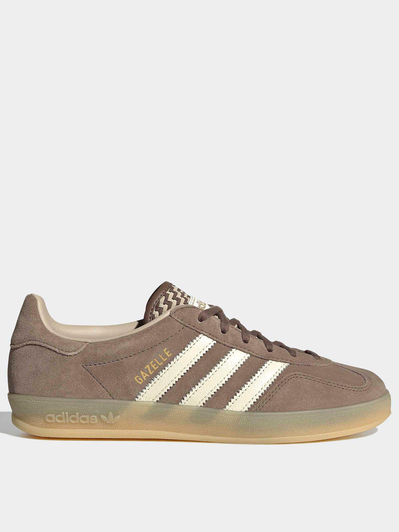 Image 1 of 6 of adidas Originals Womens Gazelle Indoor Trainers - Brown