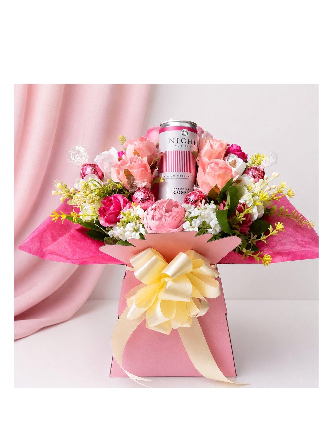 Funky Hampers Raspberry Cosmo Chocolate Bouquet