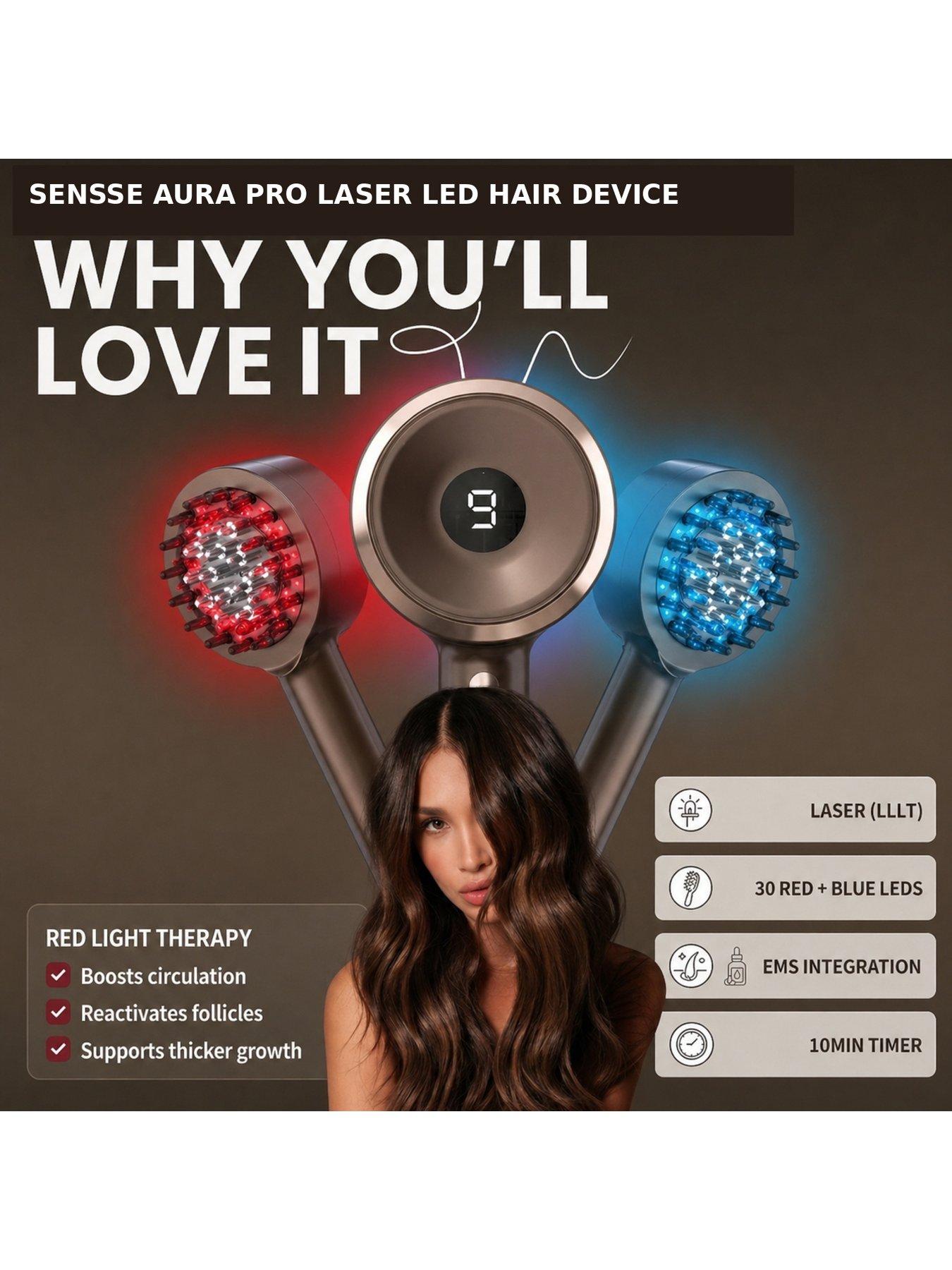 Image 2 of 7 of Sensse Sensse Aura Pro Laser Hair Device